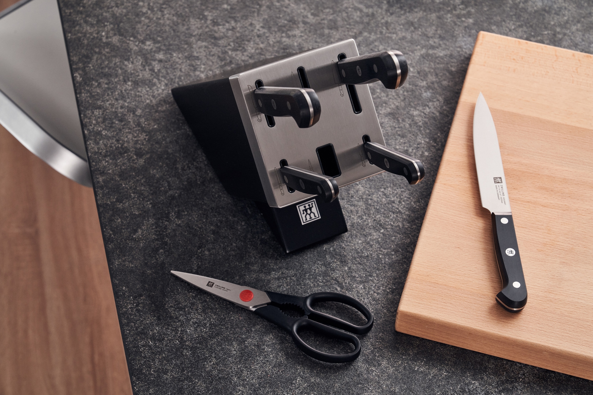 Zwilling Messerblock »Gourmet«, 7 tlg., selbstschärfend