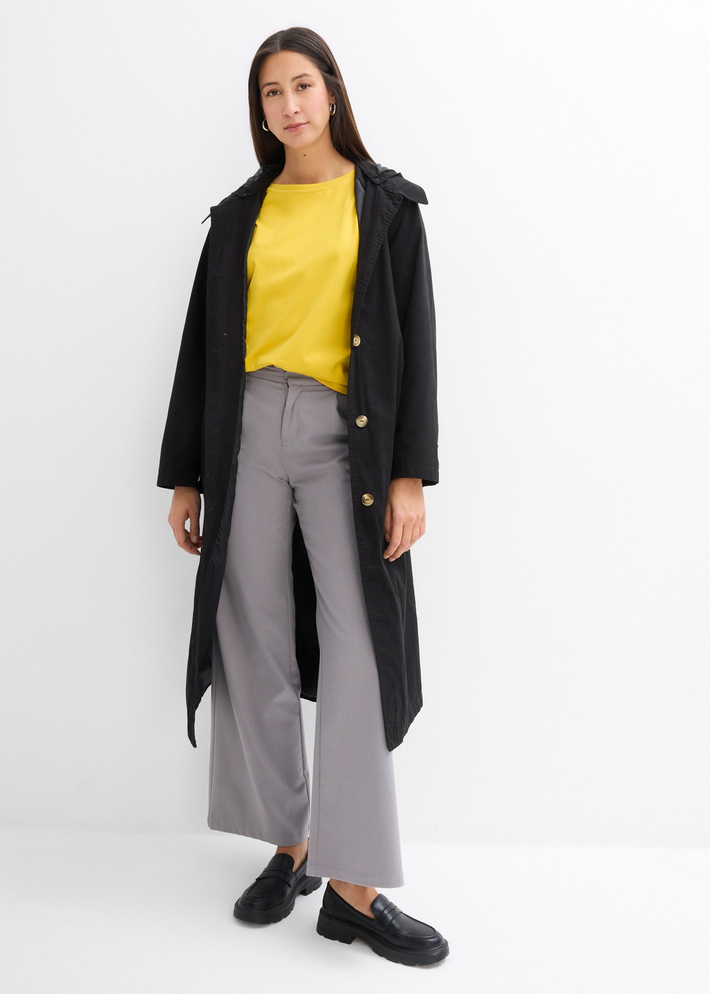 bonprix T-Shirt bequeme Passform, Raglan-Kurzarm, aus Baumwolle