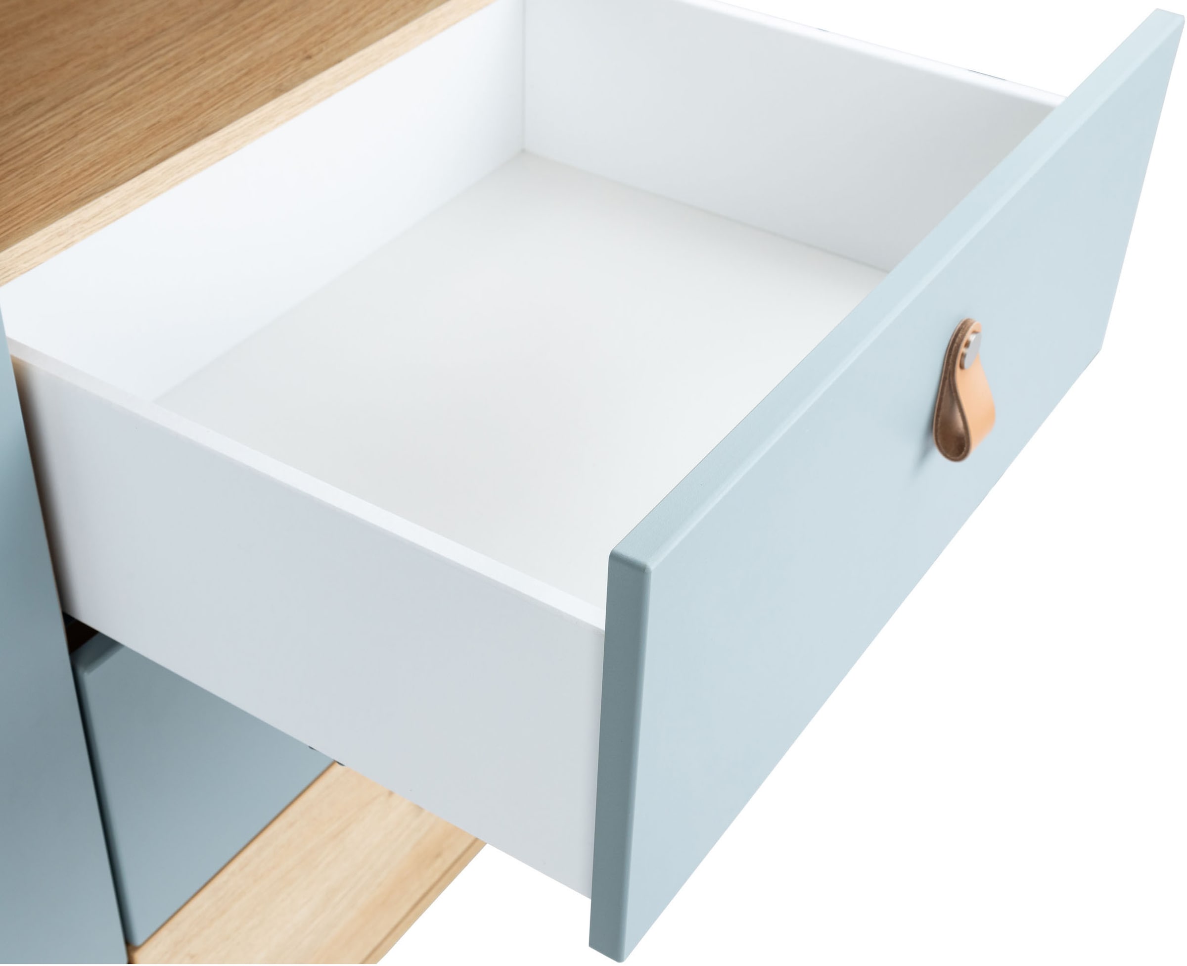 arthur berndt Babymöbel-Set »Babyzimmer-Set »Roofy« 2-teilig«, (Spar-Set, 2 tlg., Babymöbel-Set »Roofy« Kinderbett und Wickelkommode)