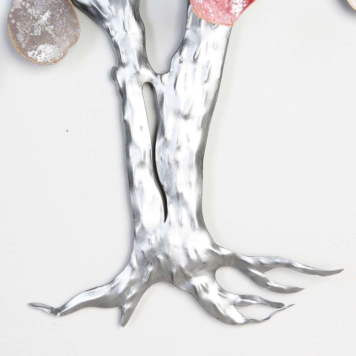GILDE Wanddekoobjekt »Wandrelief Love Tree, rottöne/silber«, klassisch, Metall