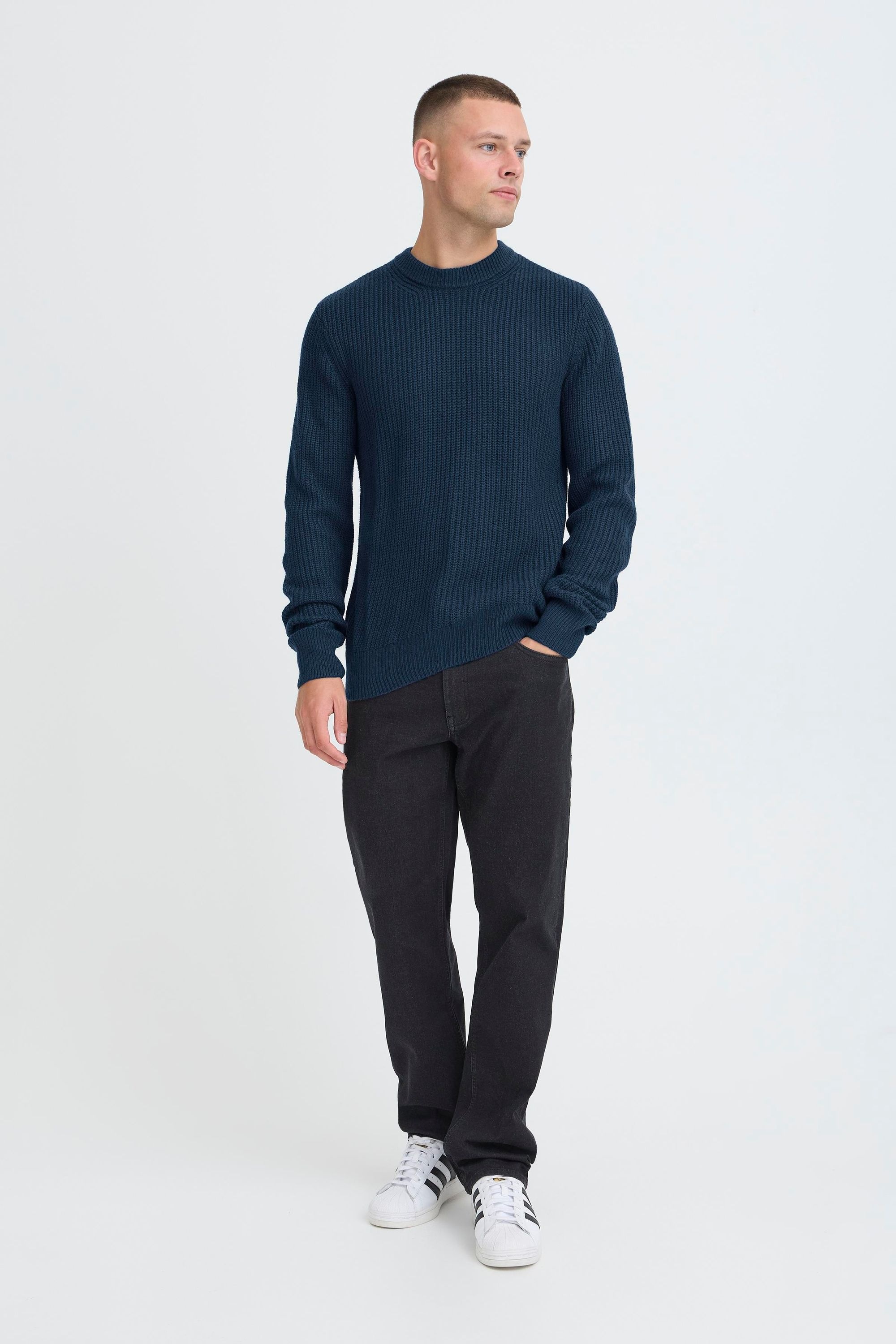 Blend Strickfleece-Pullover »Strickpullover BHMRibi«