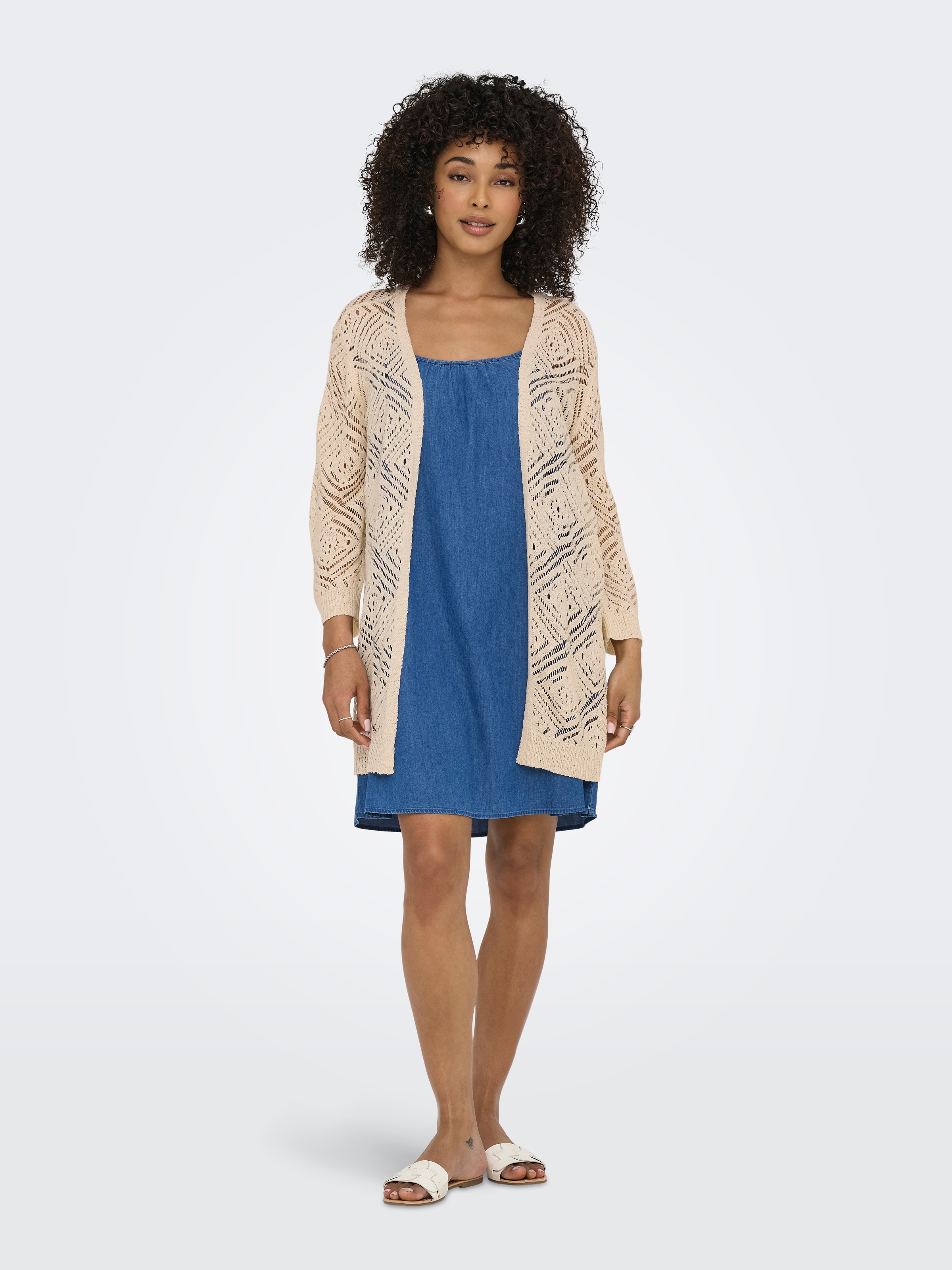ONLY Strickjacke »ONLWISTY 7/8 OPEN CARDIGAN KNT«