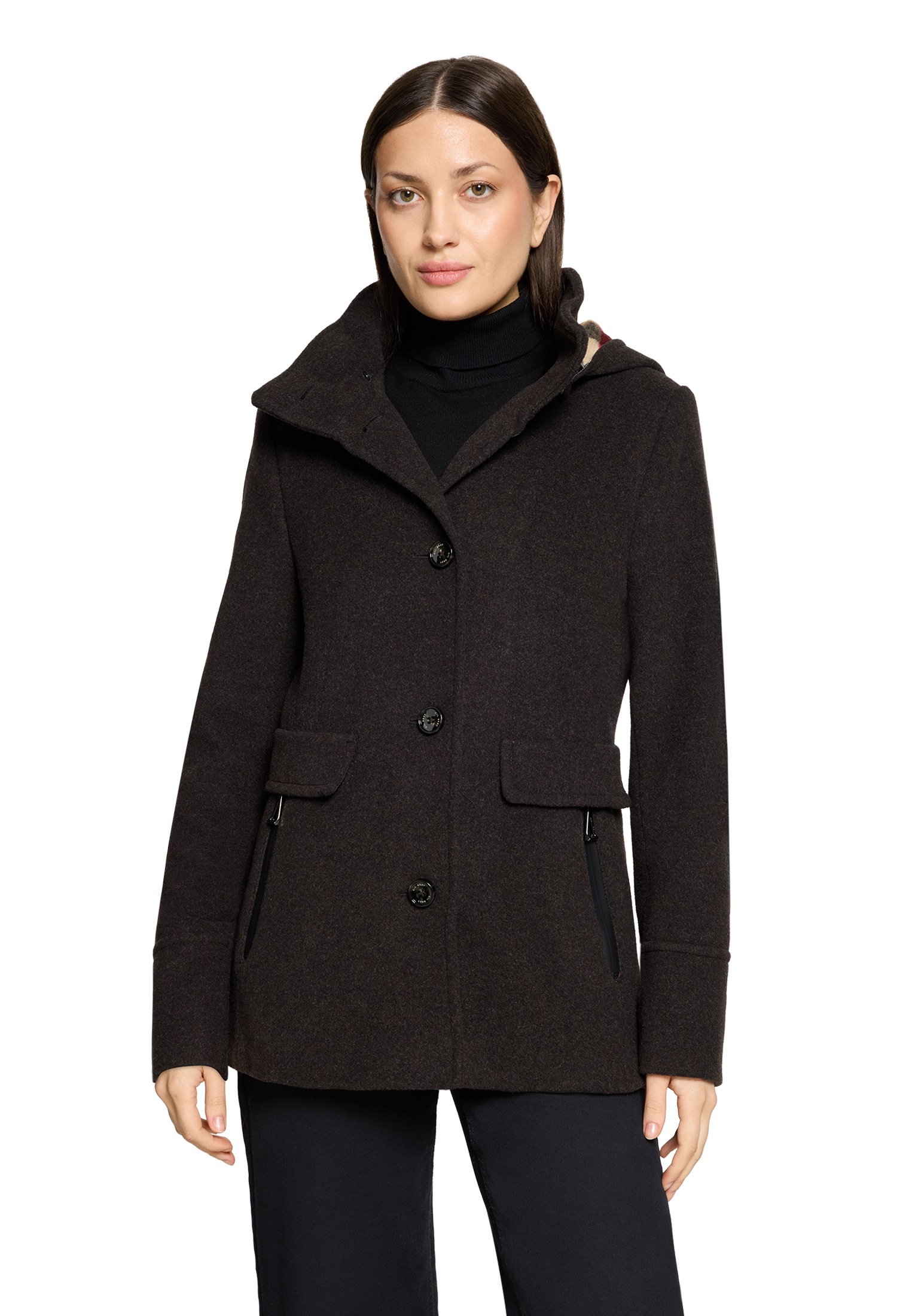 Gil Bret Wolljacke »Wolljacke mit Kapuze«