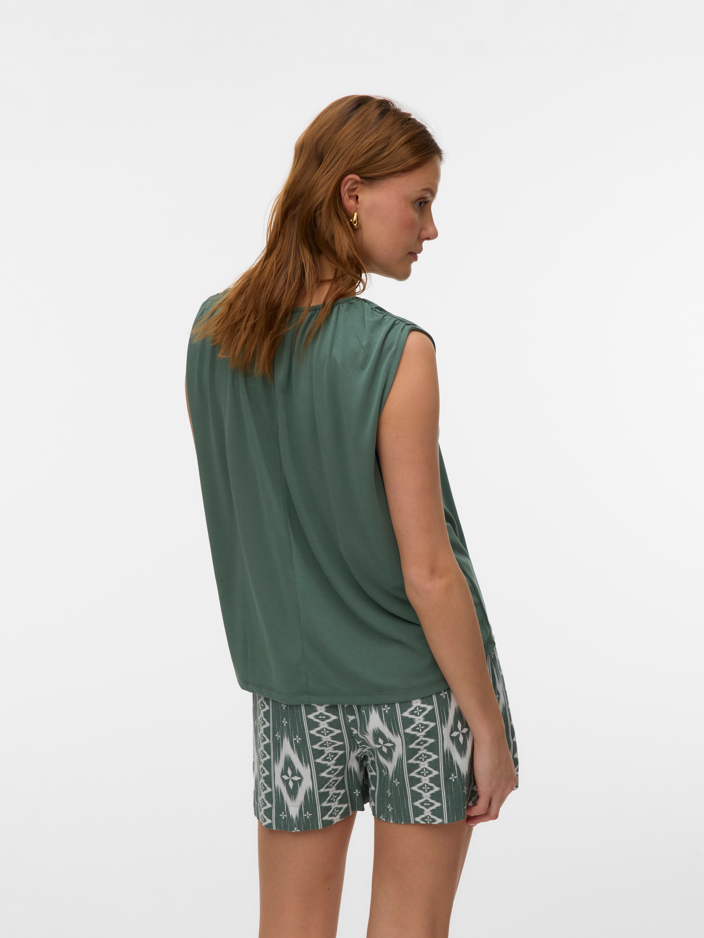 Vero Moda Shirttop »VMFILLI SL TOP JRS NOOS« Materialmix