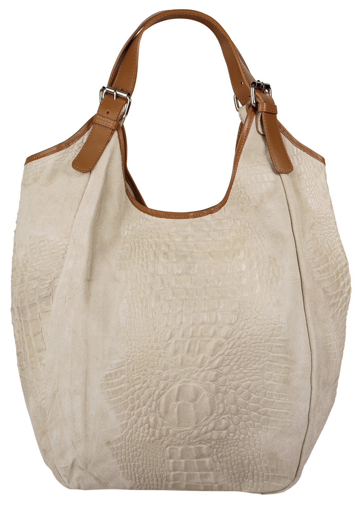 Samantha Look Shopper echt Leder, Made in Italy