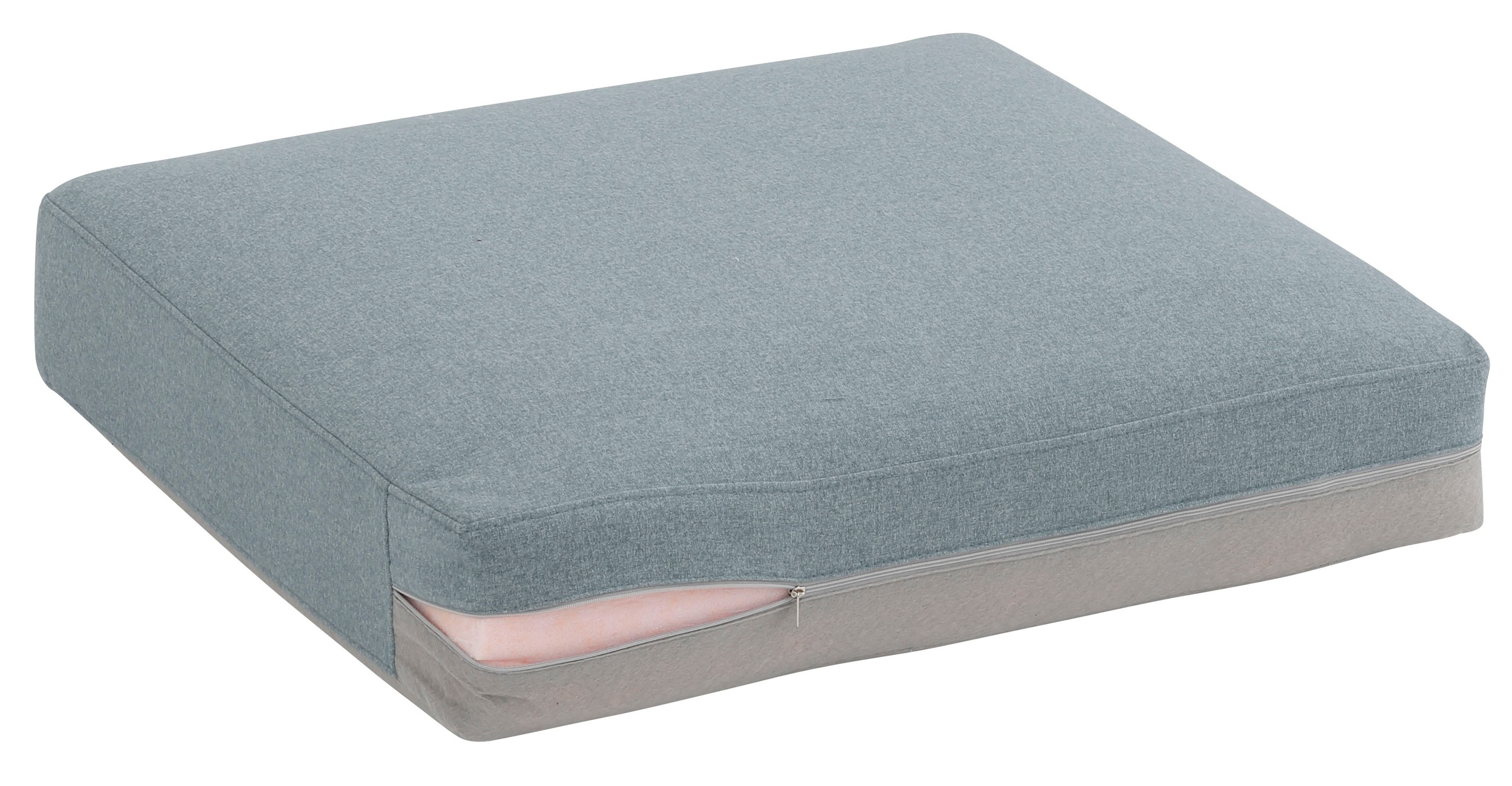Home affaire Ecksofa »MARSEILLE 278/278 cm, L-Form, Webstoff, Flachgewebe, Filzoptik«, gleichschenklig, Massivholzbeine, Landhausstil, Wellenunterfederung