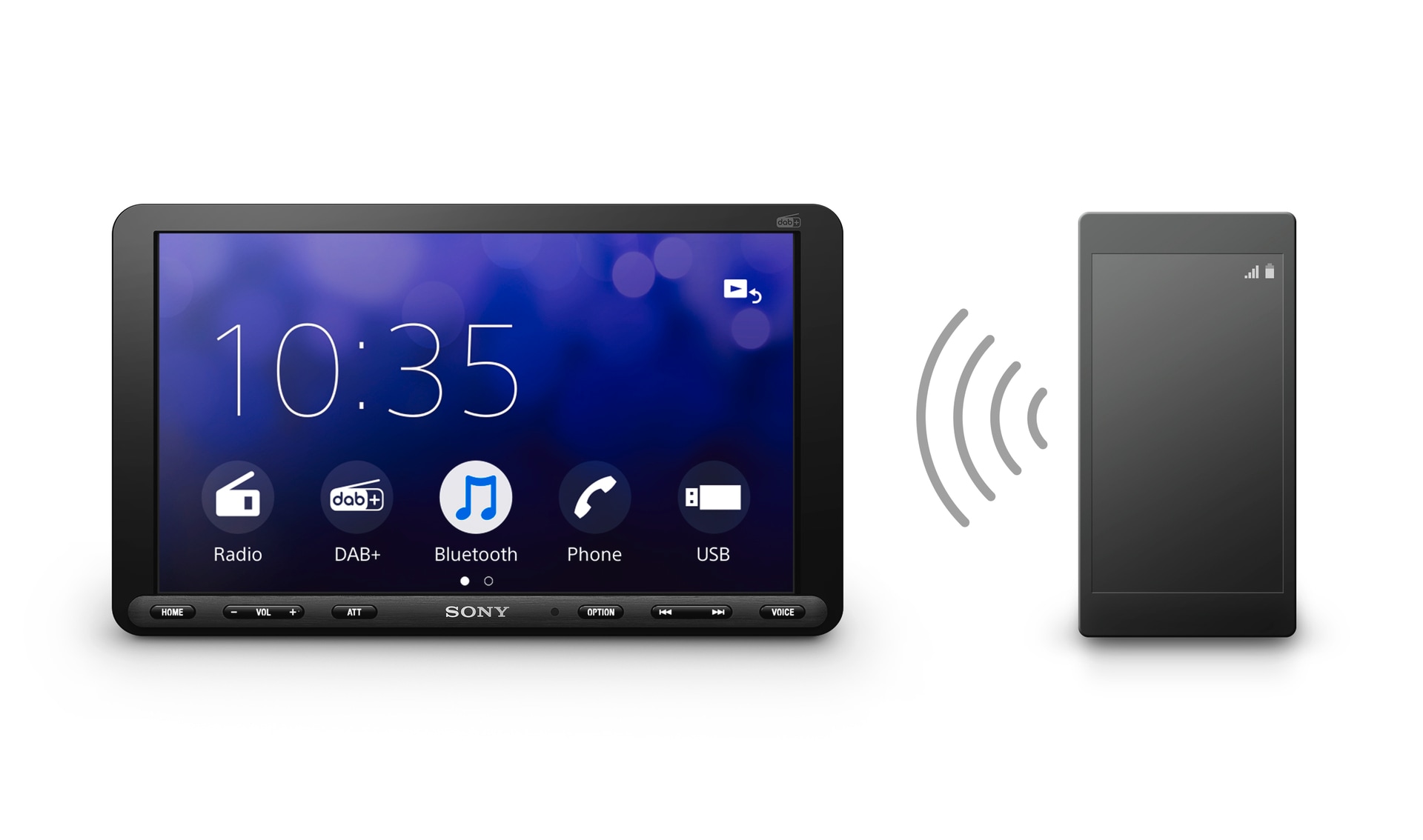 Sony Autoradio »XAV-AX8150ANT«, (A2DP Bluetooth-AVRCP Bluetooth-Bluetooth AM -Tuner-FM-Tuner-Digitalradio (DAB+) 220 W) kaufen bei OTTO