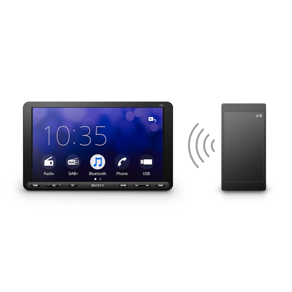 Sony Autoradio »XAV-AX8150ANT«, (A2DP Bluetooth-AVRCP Bluetooth-Bluetooth AM-Tuner-FM-Tuner-Digitalradio (DAB+) 220 W)