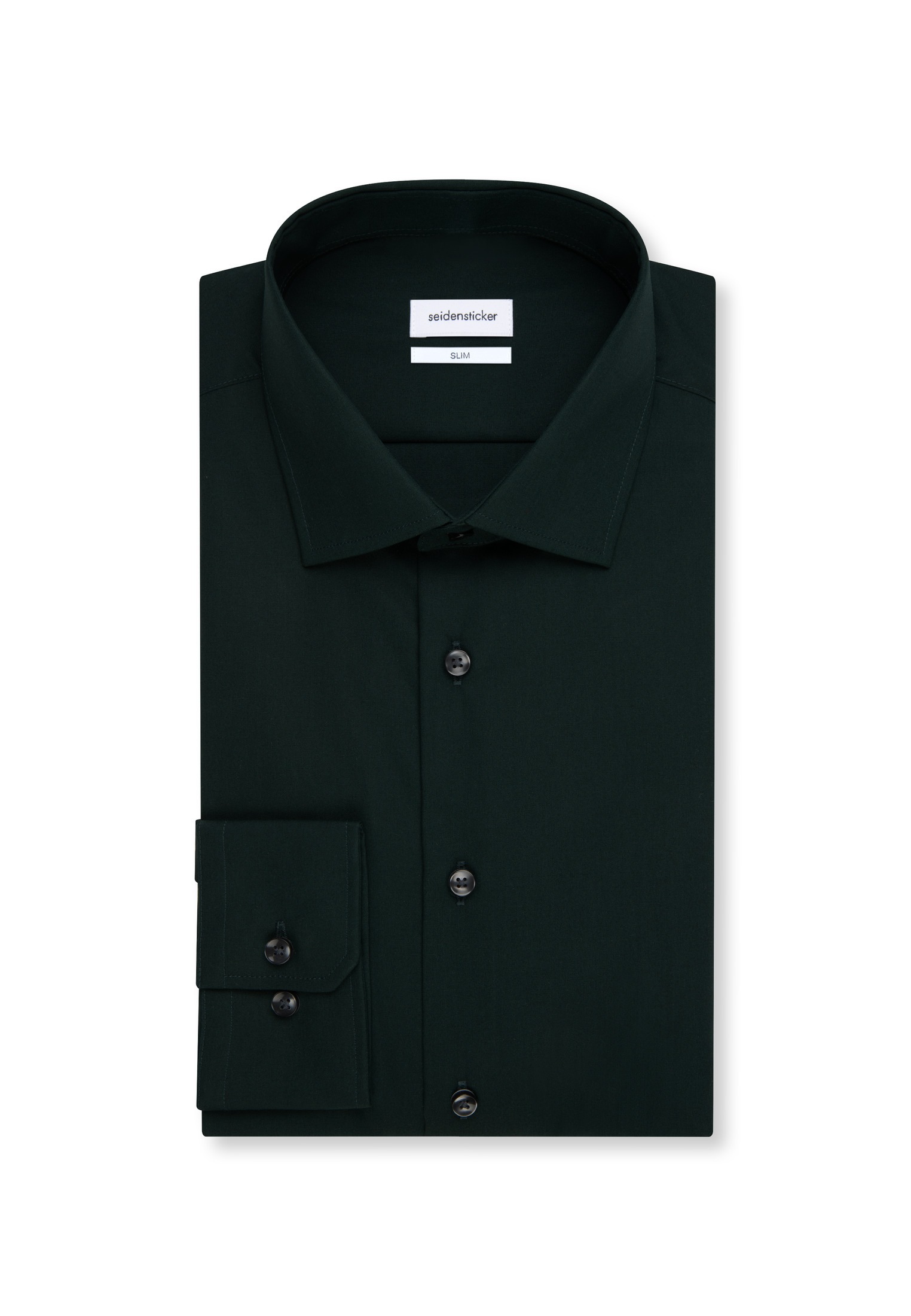 seidensticker Businesshemd »Schwarze Rose« Slim 1/1 Kentkragen Uni