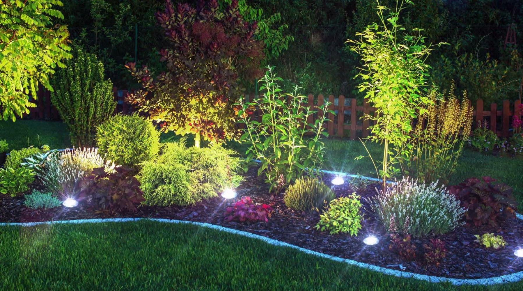 MediaShop LED Gartenleuchte »DISK LIGHTS«, Leuchtmittel LED-Board | LED fest integriert, Set mit 8 Stück