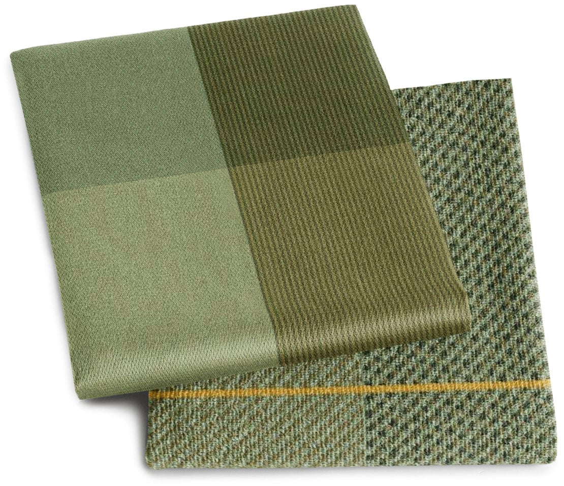 DDDDD Geschirrtuch »DDDDDD Blend Küchentuch 50 x 55 (6 Stück)« schnell trocknend, 100% Baumwolle, mit stilvollem Blockmuster