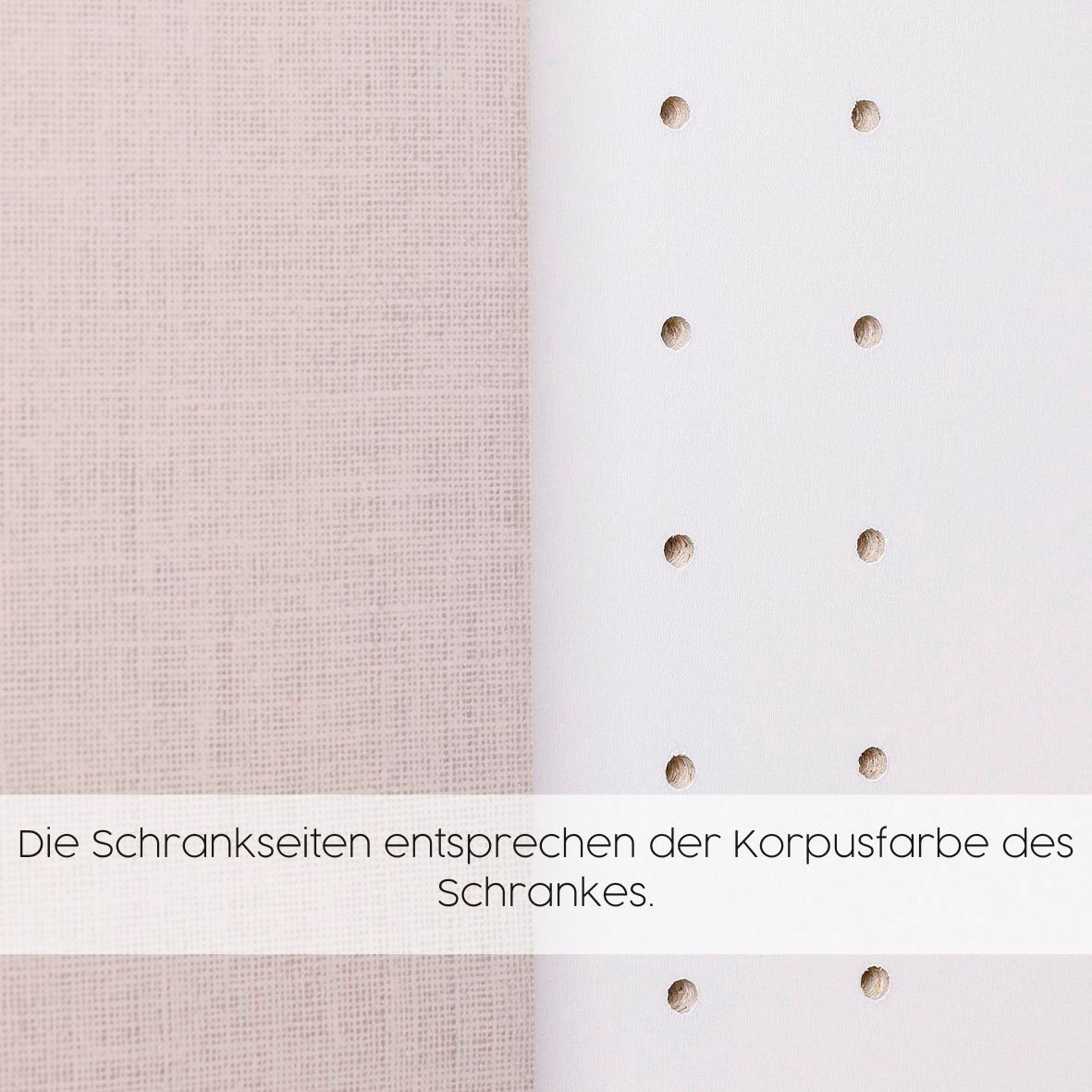 rauch Drehtürenschrank »Kleiderschrank Schrank Garderobe Wäscheschrank VOYAGER« in 3 verschiedenen Ausstattungen BASIC/CLASSIC/PREMIUM,  mit modernen Griffen in Graumetallic und Spiegel