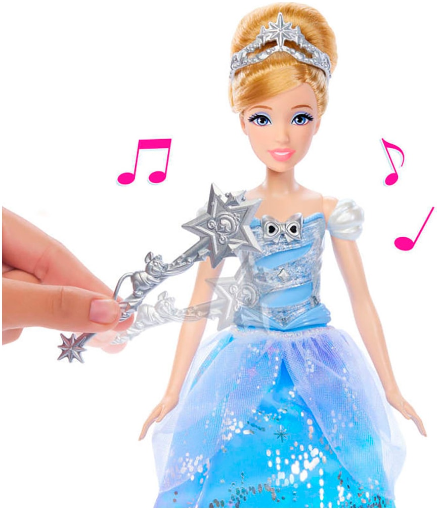 Mattel® Anziehpuppe »Disney Prinzessin, Cinderella-Puppe im bezaubernden Ballkleid«, mit Sond