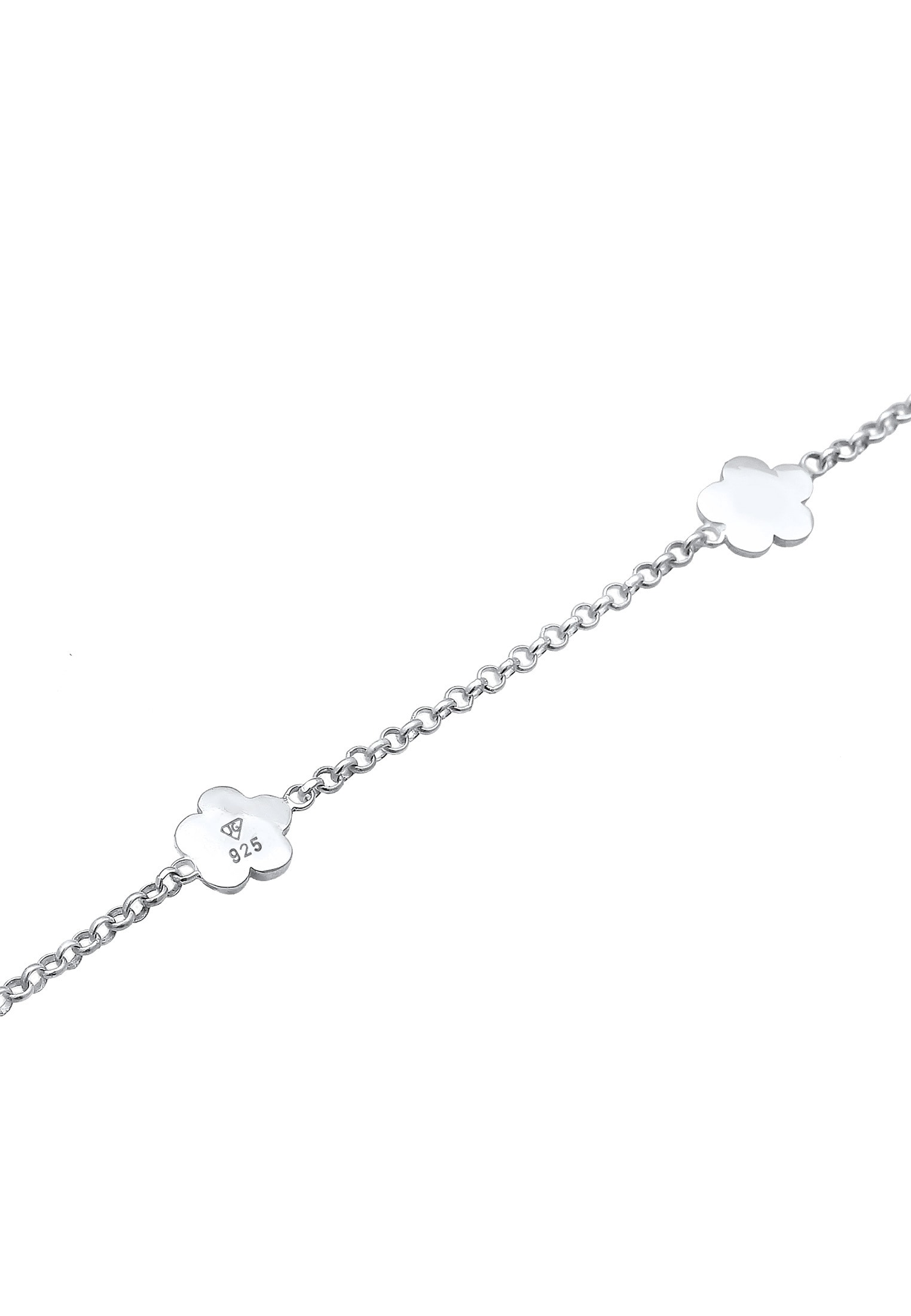 Elli Armkette »Armband Kinder Blumen Kristalle 925 Silber«
