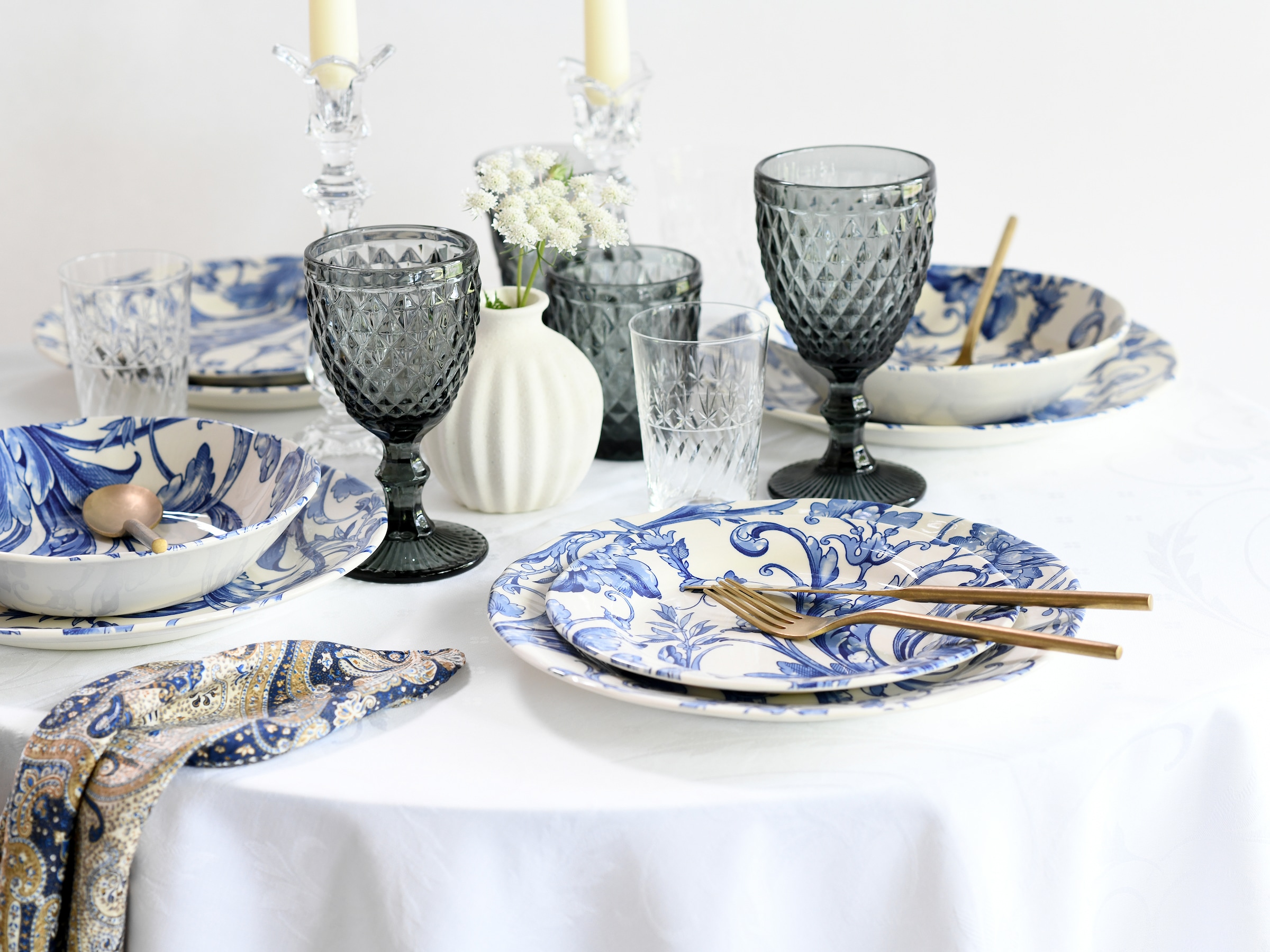 CreaTable Teller-Set »Venecia, Teller Set 18-tlg« Traditionell, Nostalgie