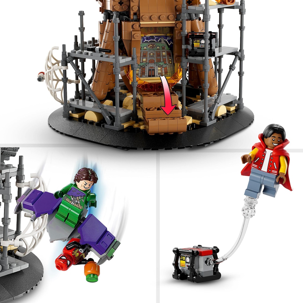 LEGO® Konstruktionsspielsteine »Spider-Mans großer Showdown (76261), LEGO® Marvel«, (900 St.), Made in Europe