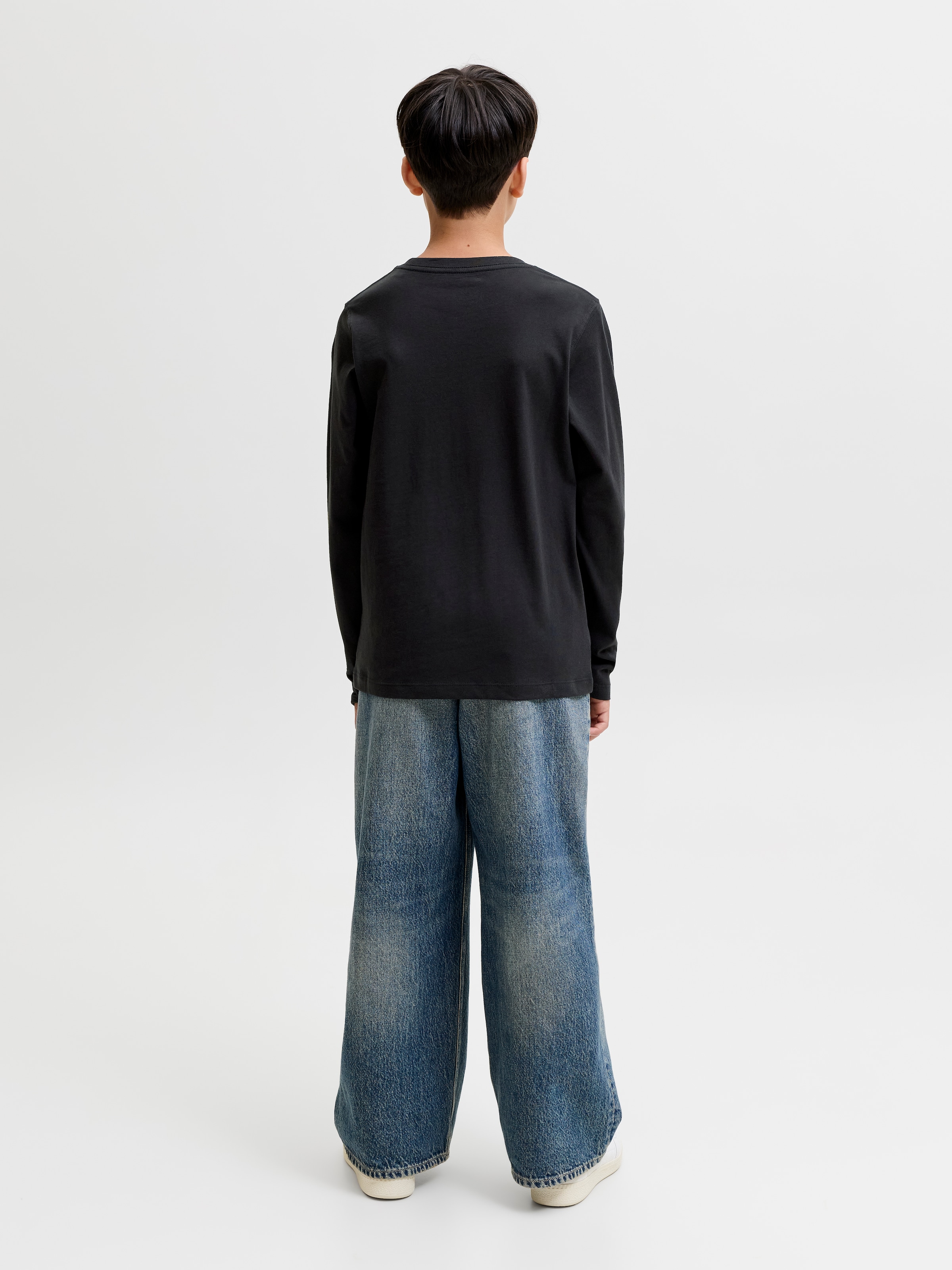Jack & Jones Junior Langarmshirt »JORFREDERIKSBERG GRAPHIC BOX TEE LS JNR« Baumwolle, regular fit