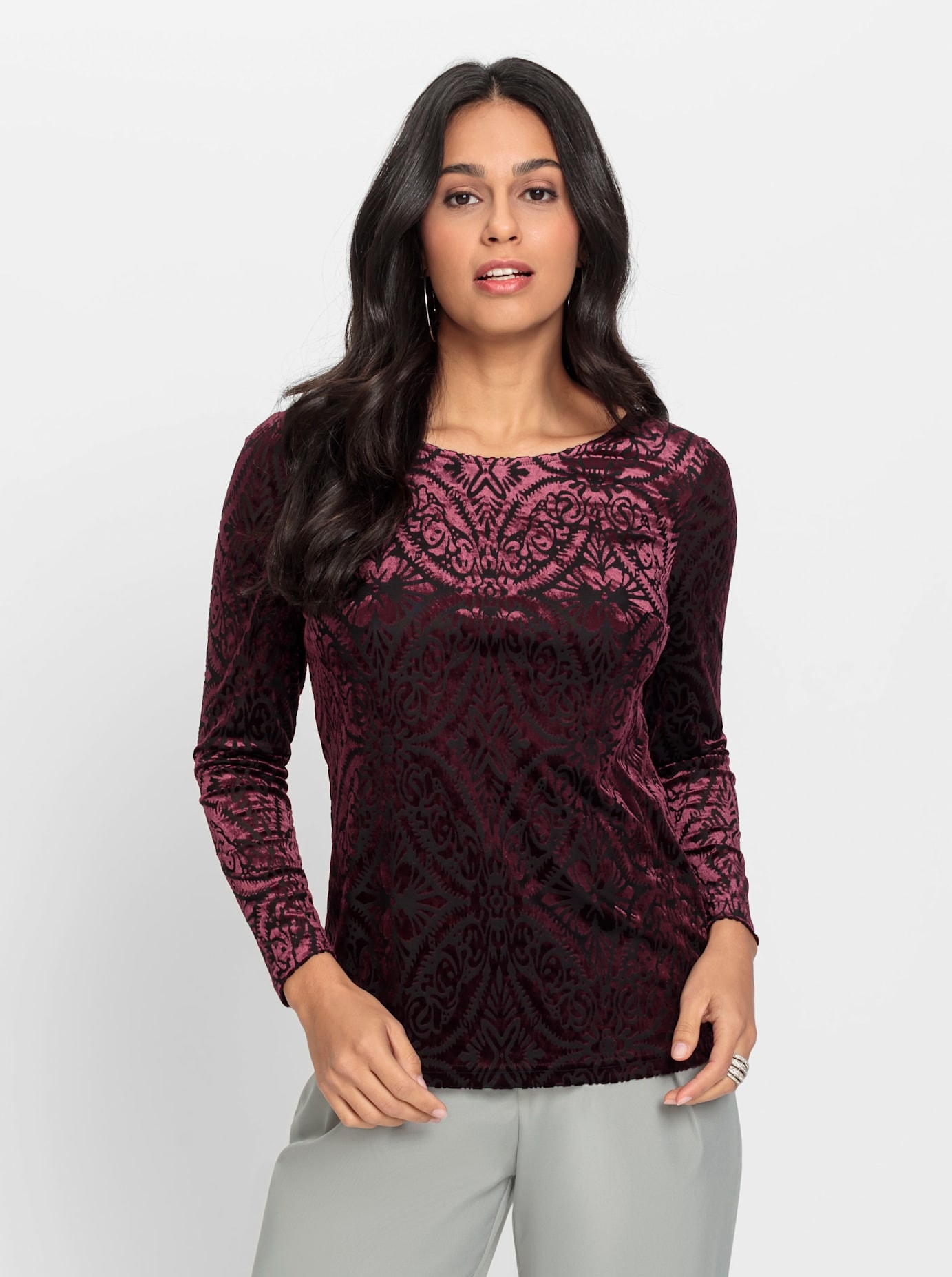 Inspirationen Langarmshirt »Shirt«, (1 tlg.)