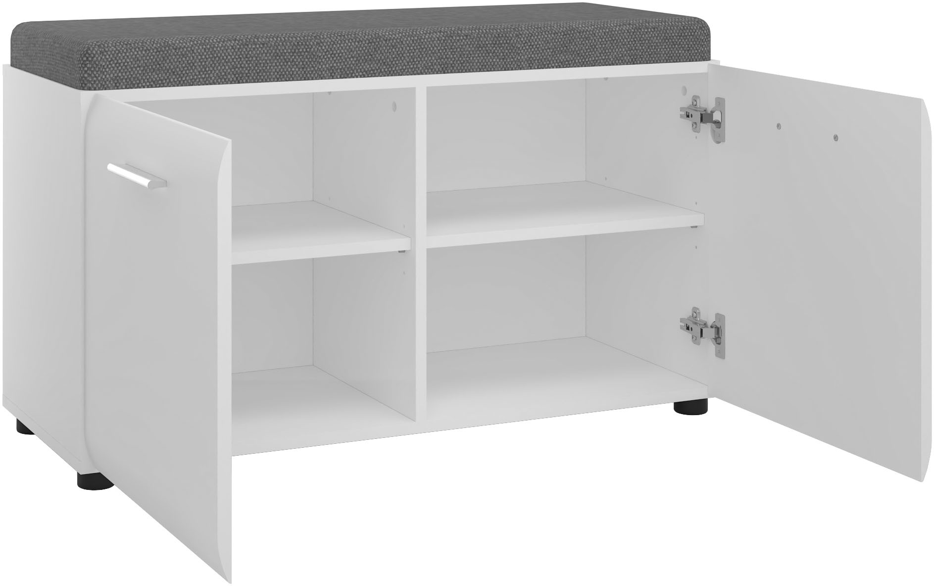 LIVING CHARM Sitzbank »Merano«, Breite 96 cm, mit Sitzkissen