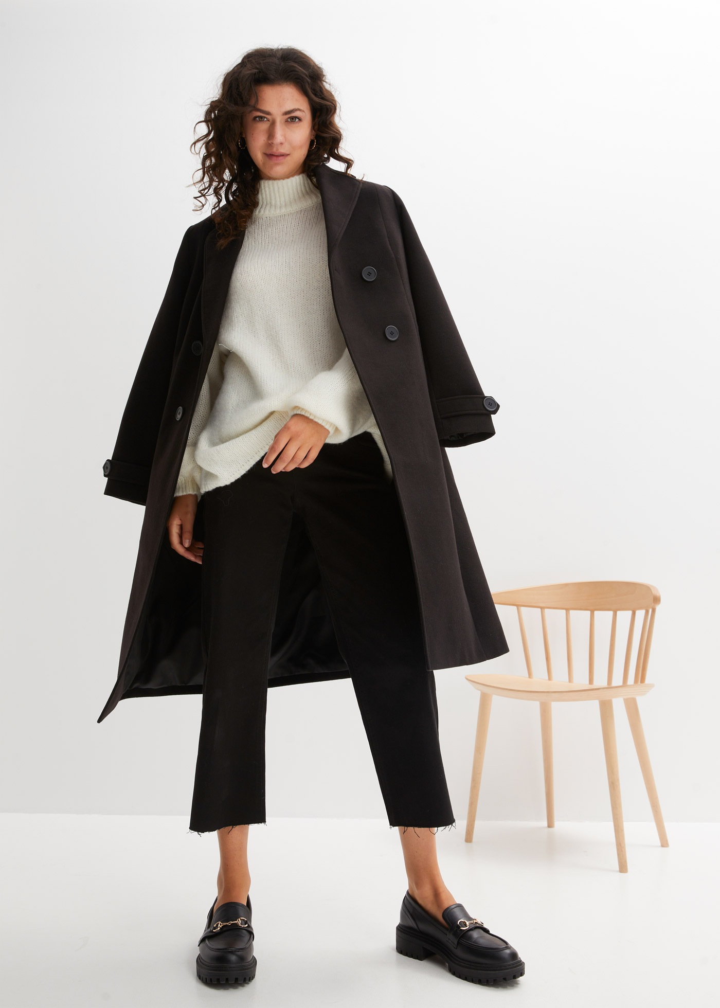 bonprix Strickpullover »Grobstrick-Pullover« Grobstrick-Pullover