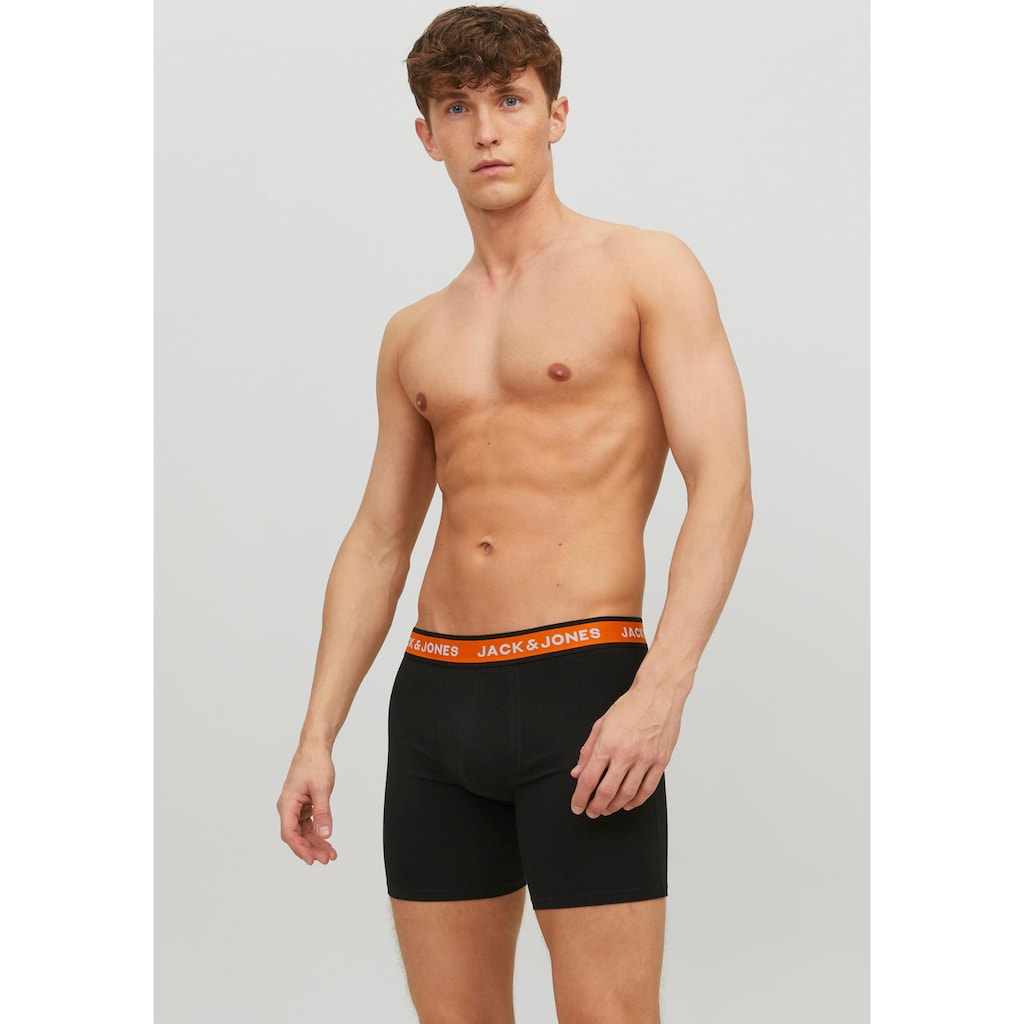 Jack & Jones Boxershorts »JJ JACSOLID BOXER BRIEFS 5 P«, (Packung, 5 St.)