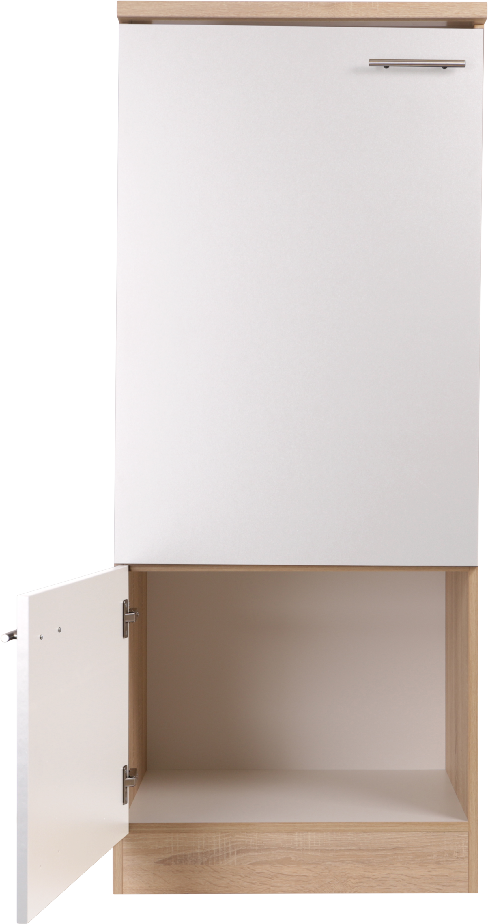 RESPEKTA Kühlumbauschrank »Merle« Breite 60 cm, Türen wechselseitig anschlagbar, Griffe aus Metall