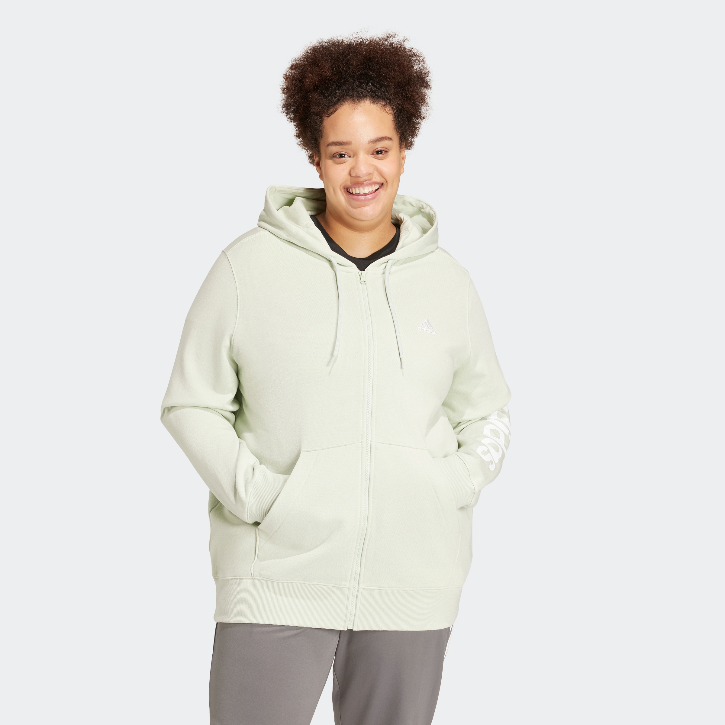 adidas Sportswear Kapuzensweatjacke »ESSENTIALS LINEAR FRENCH TERRY KAPUZENJACKE«