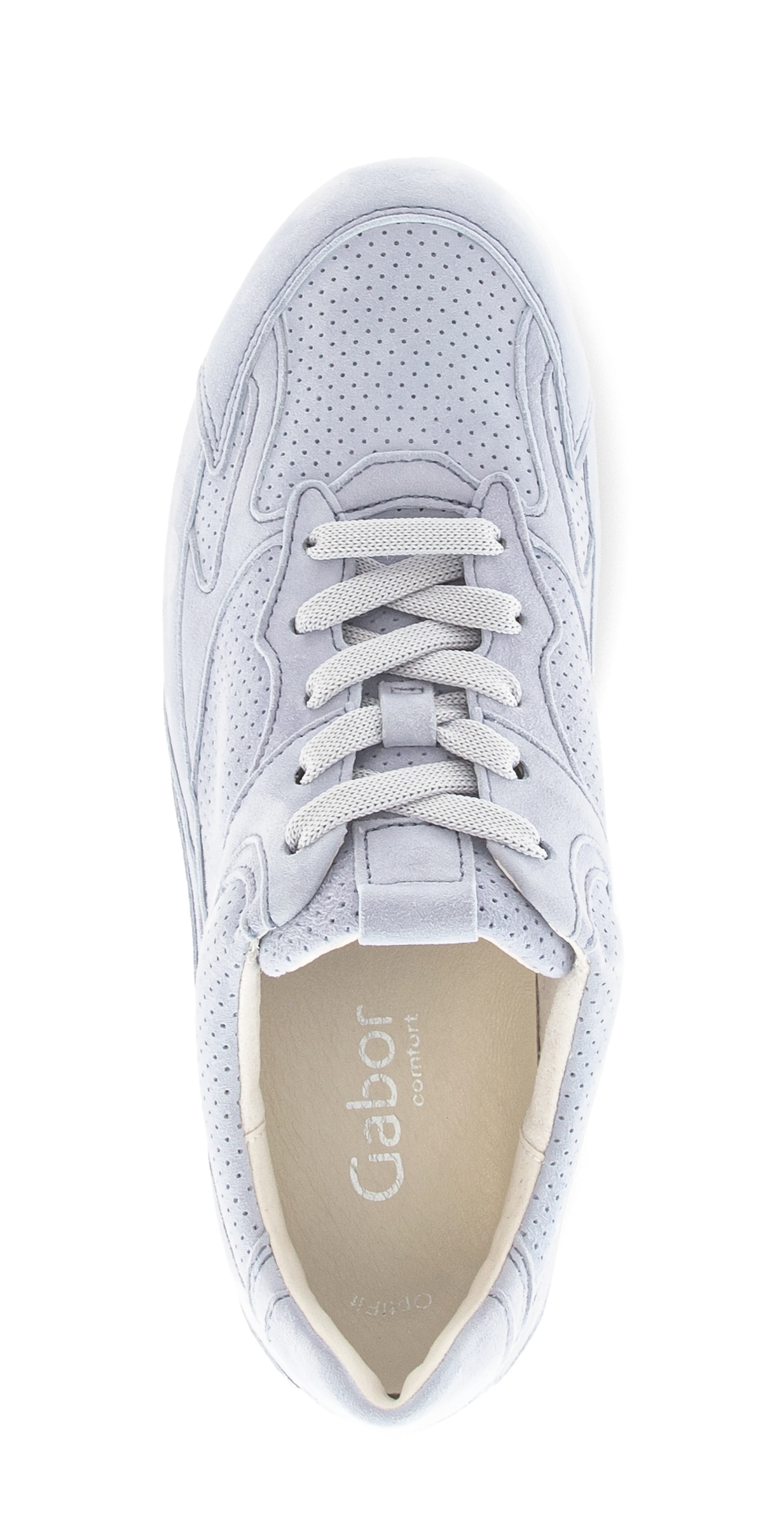 Gabor Sneaker »DAVOS«  Freizeitschuh, Halbschuh, Schnürschuh mit Lochmuster, G-Weite