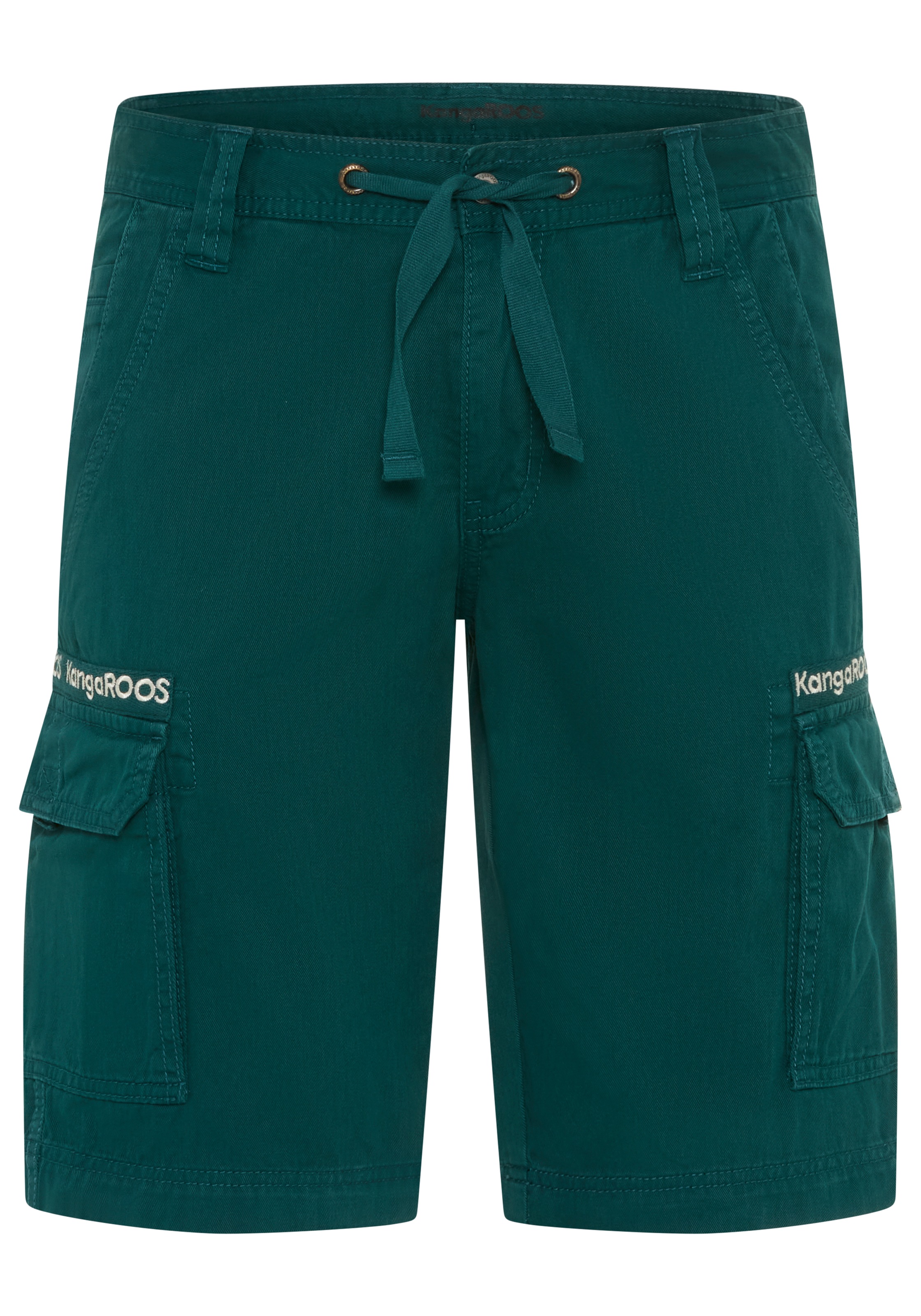 KangaROOS Cargoshorts  gerade geschnitten, mit Bindeband am Beinabschluss und Bund