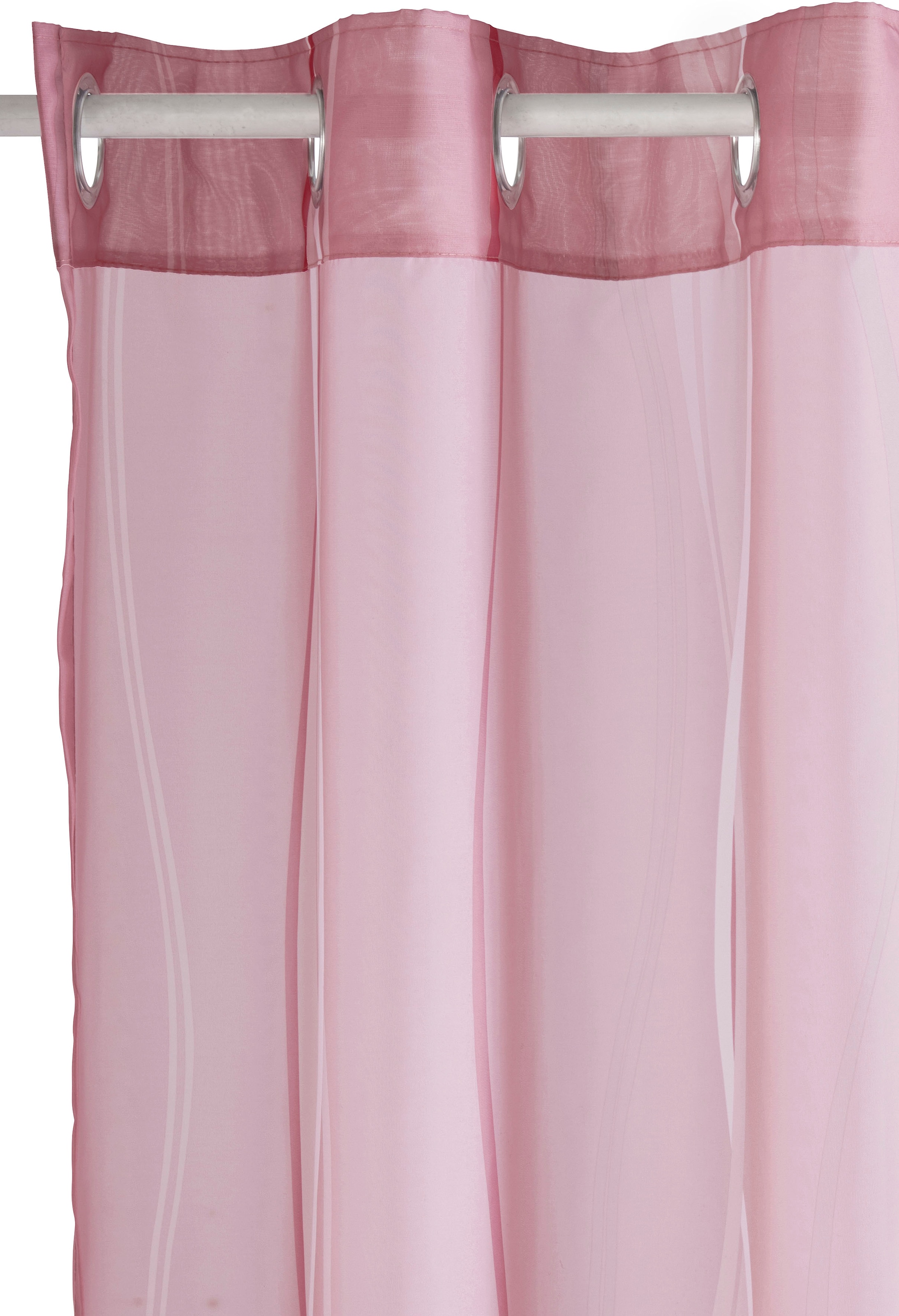 OTTO home Gardine »Dimona« Ösen 2 Stk. tlg. 2er-Set, transparent, Voile, Polyester