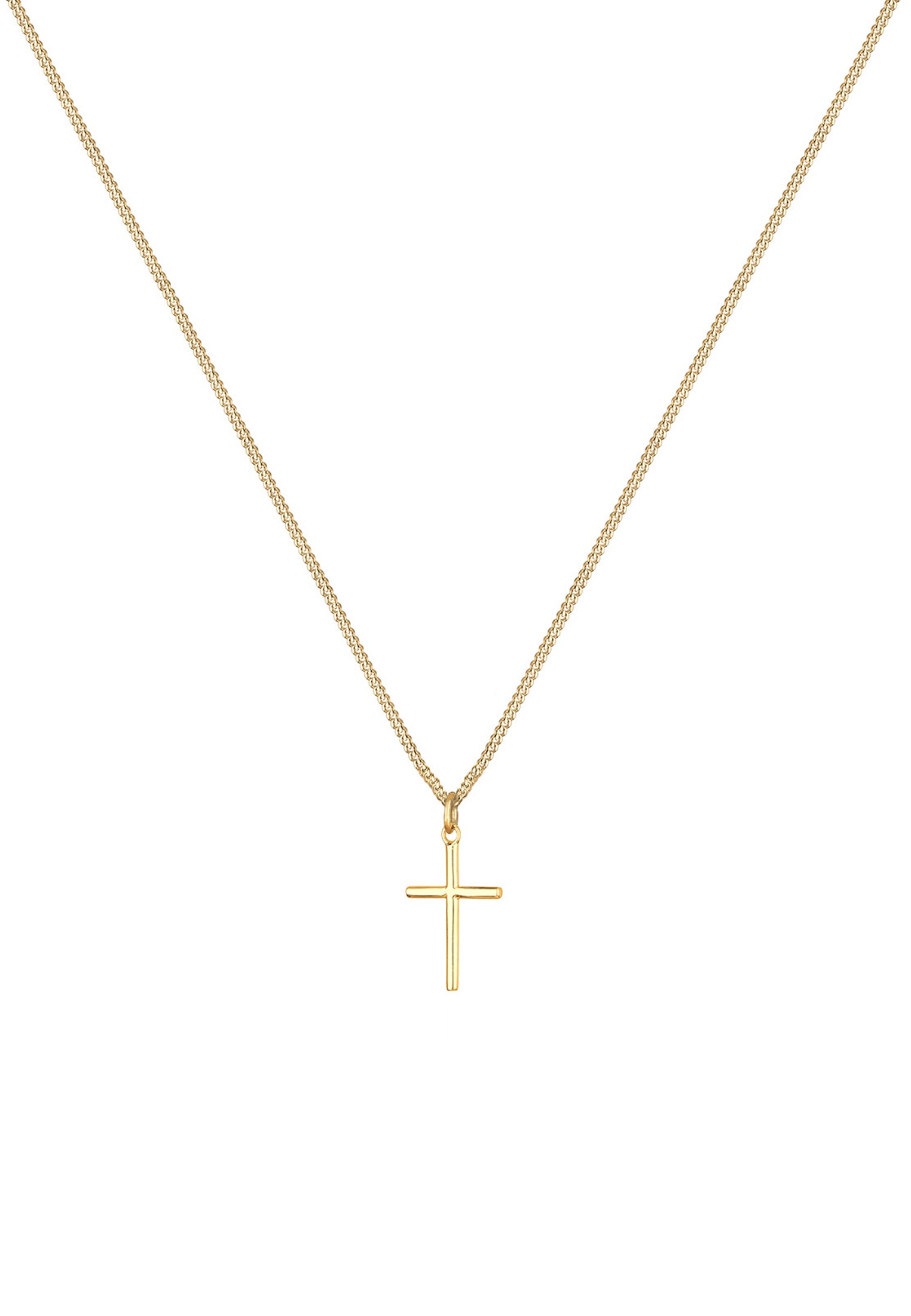 Elli Kette mit Anhänger »Halskette Kreuz Anhänger 925 Sterling Silber«
