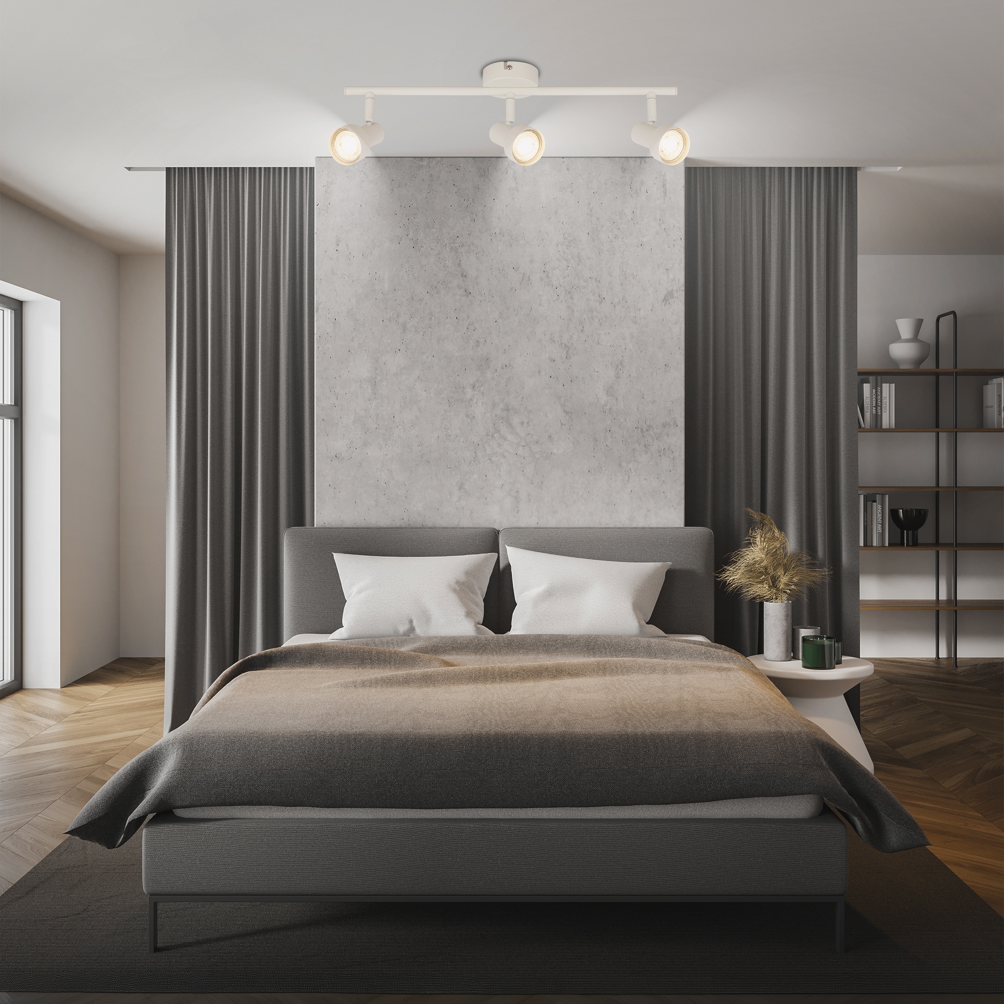 Briloner Leuchten LED Deckenspots »TAPP« GU10 1 Stk. 47,5x12,5 cm, Wohnzimmer, Schlafzimmer, Flur, Büro