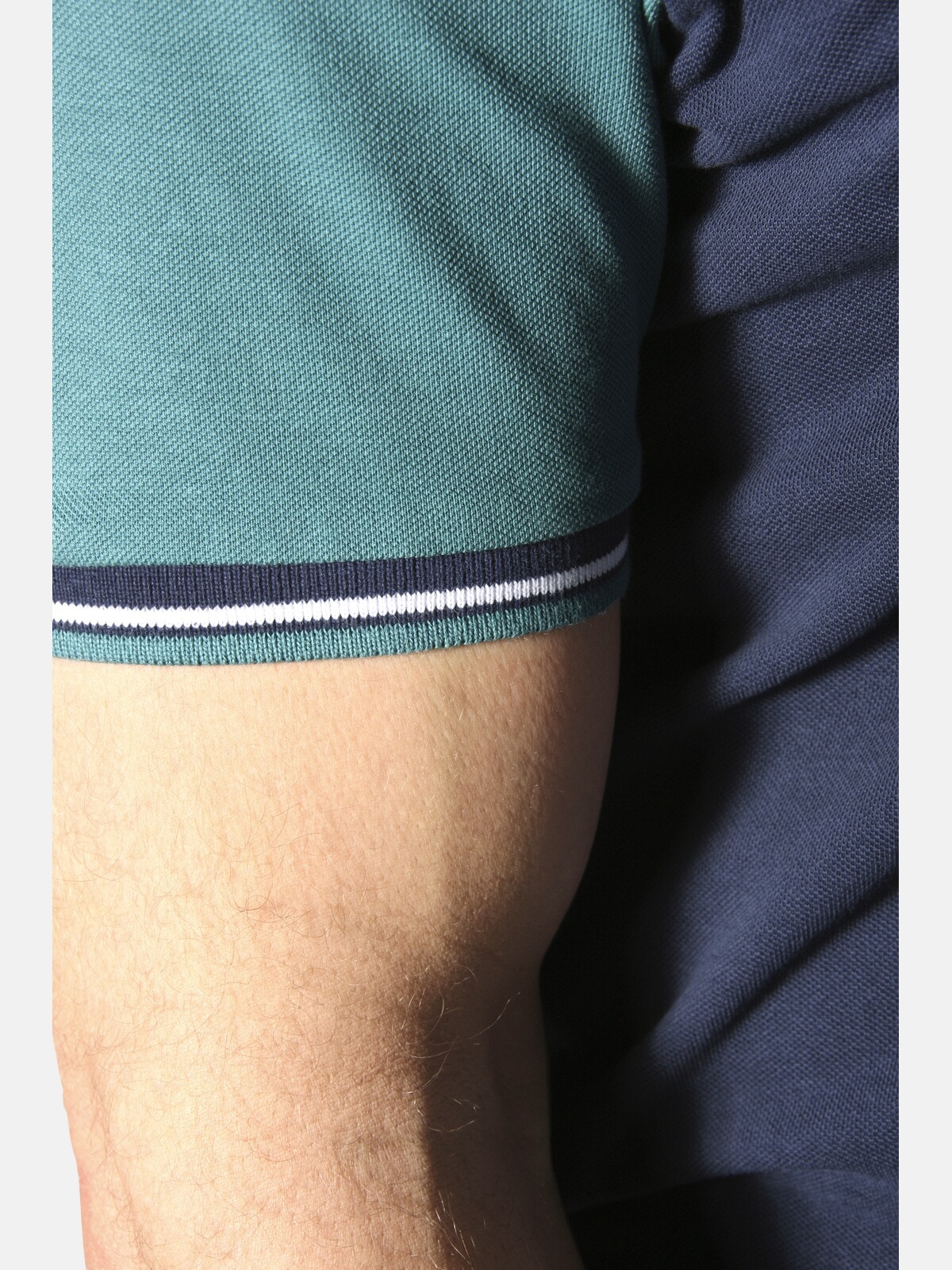 Jan Vanderstorm Poloshirt »Poloshirt OLEJORN«, (1 tlg.), mit kontrastfarbenen Ärmeln