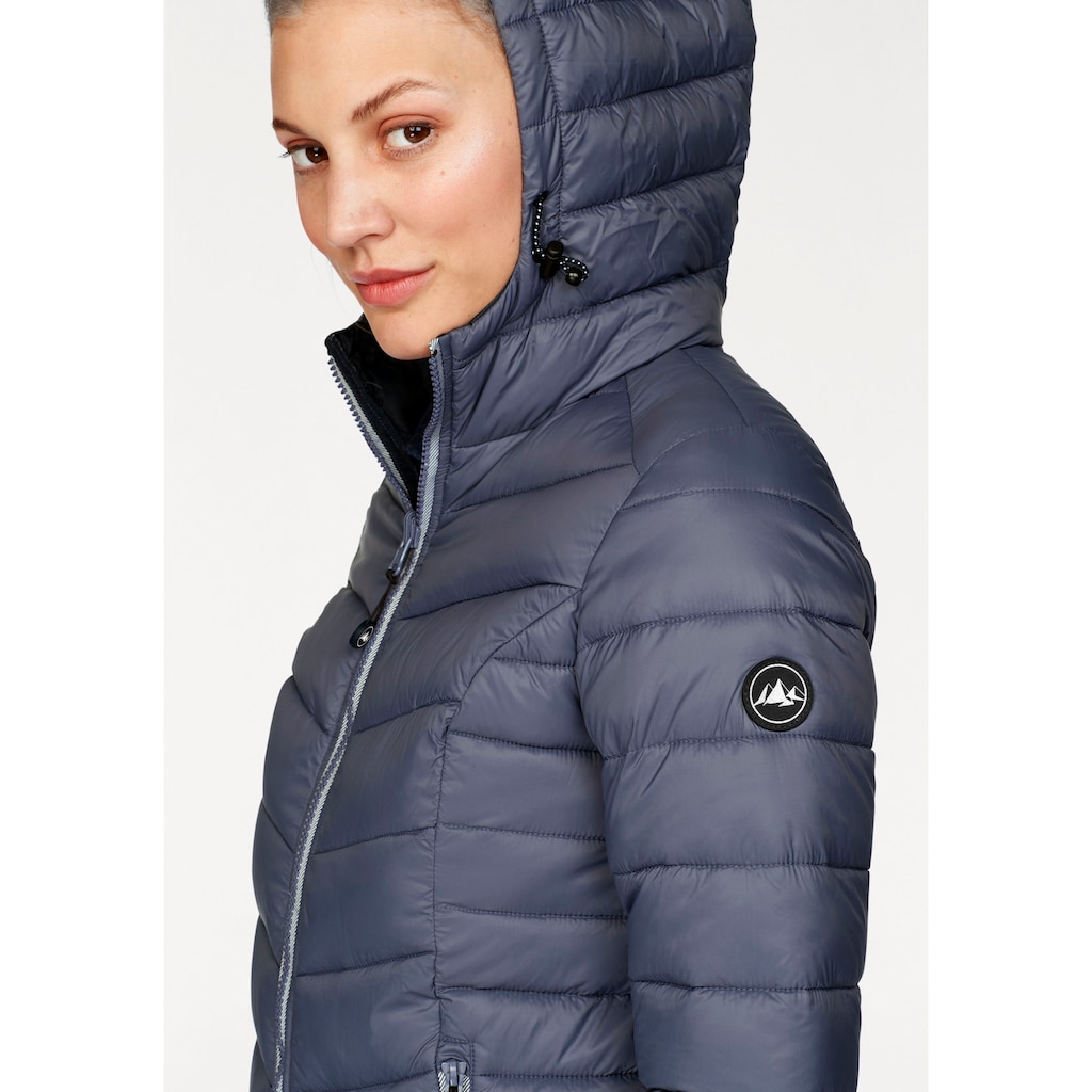 Polarino Steppjacke, mit Kapuze