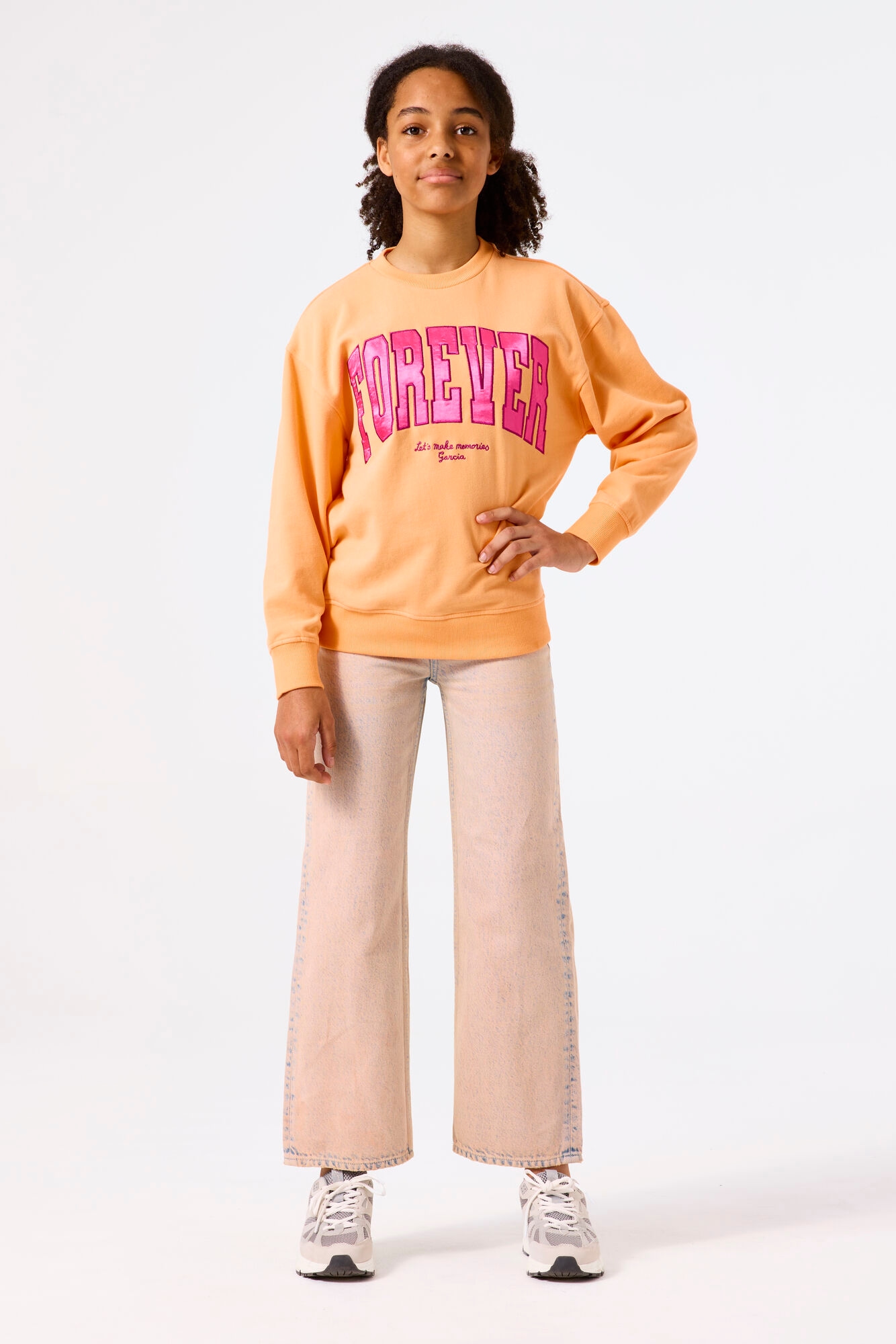 Garcia Sweatshirt, mit Frontprint, for Girls