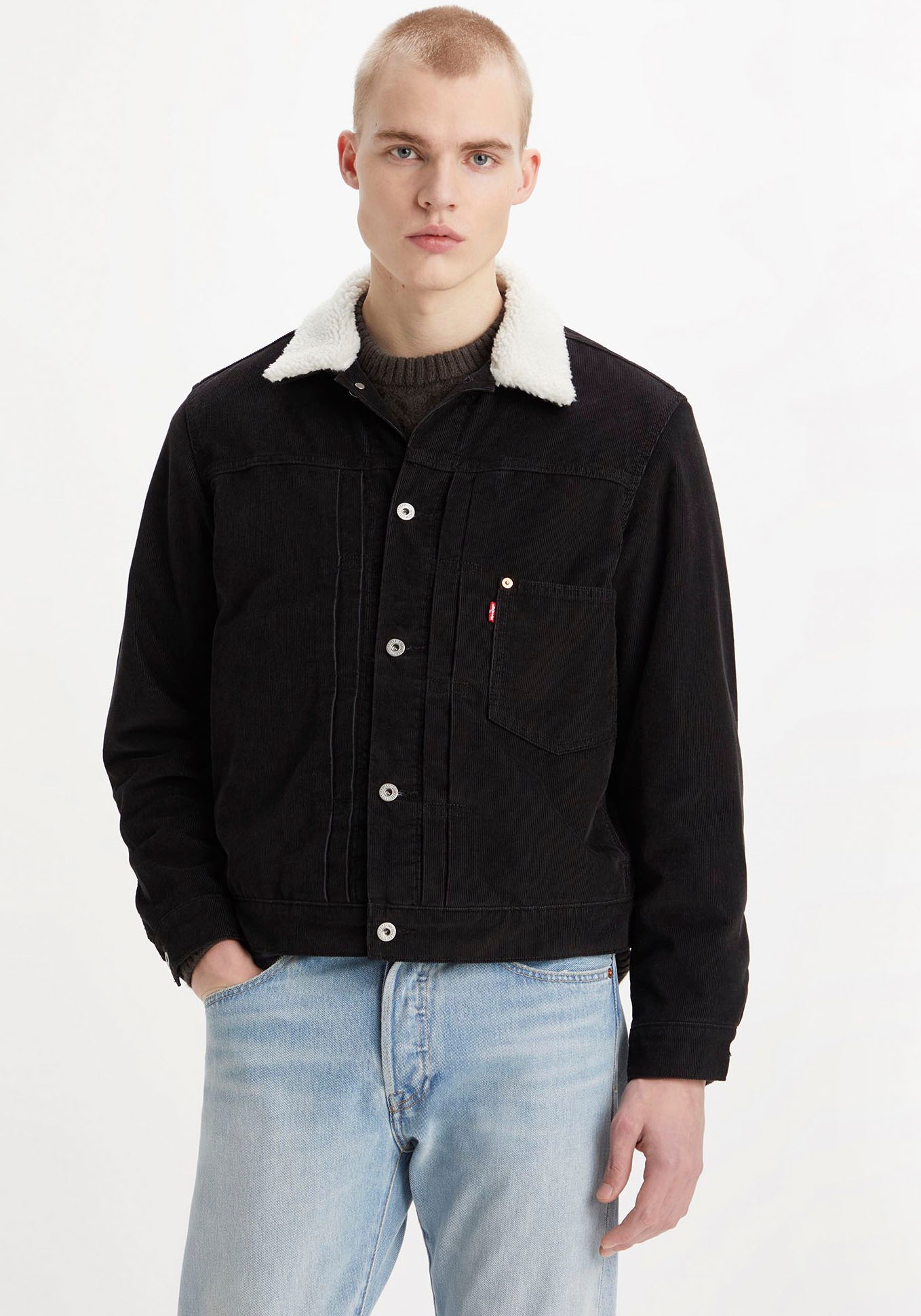 Levi's® Cordjacke »LINED TYPE I TRUCKER«, ohne Kapuze