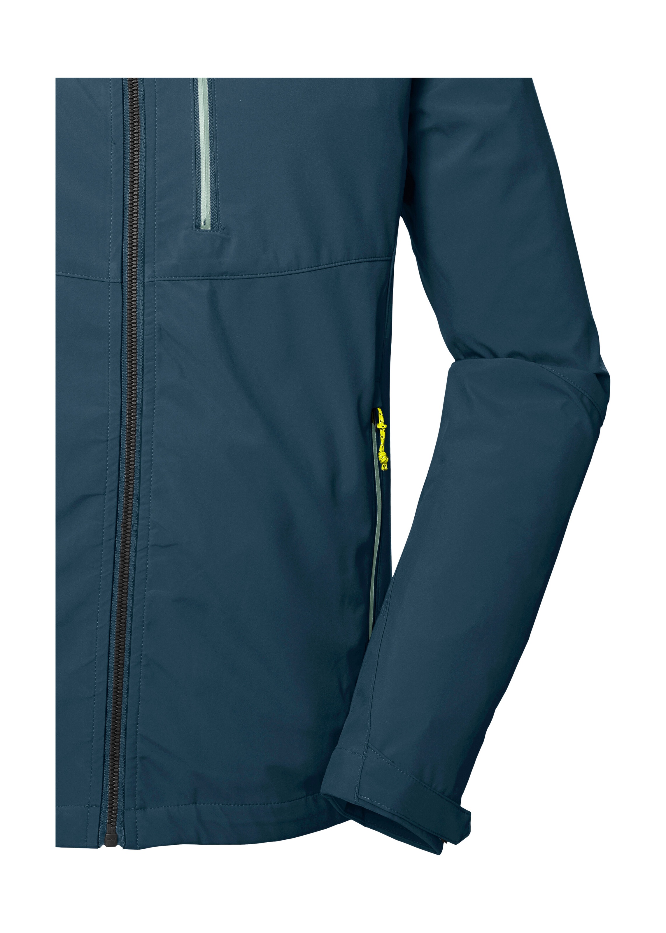 Killtec Softshelljacke »KOS 259 MN SFTSHLL JCKT« Wasserabweisende Softshelljacke mit verstellbarer Kapuze