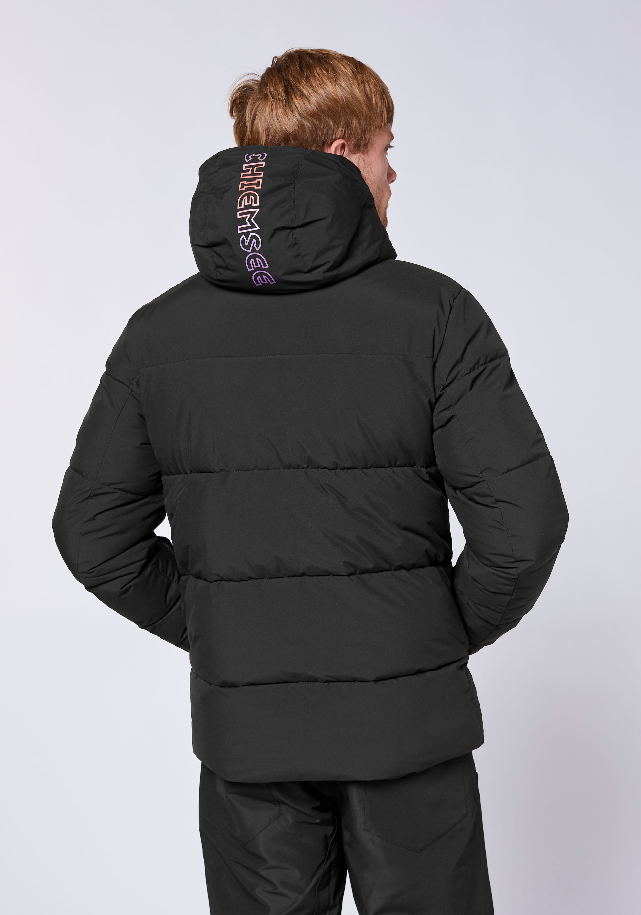 Chiemsee Skijacke mit Kapuze - mit praktischer Skipasstasche<br/>