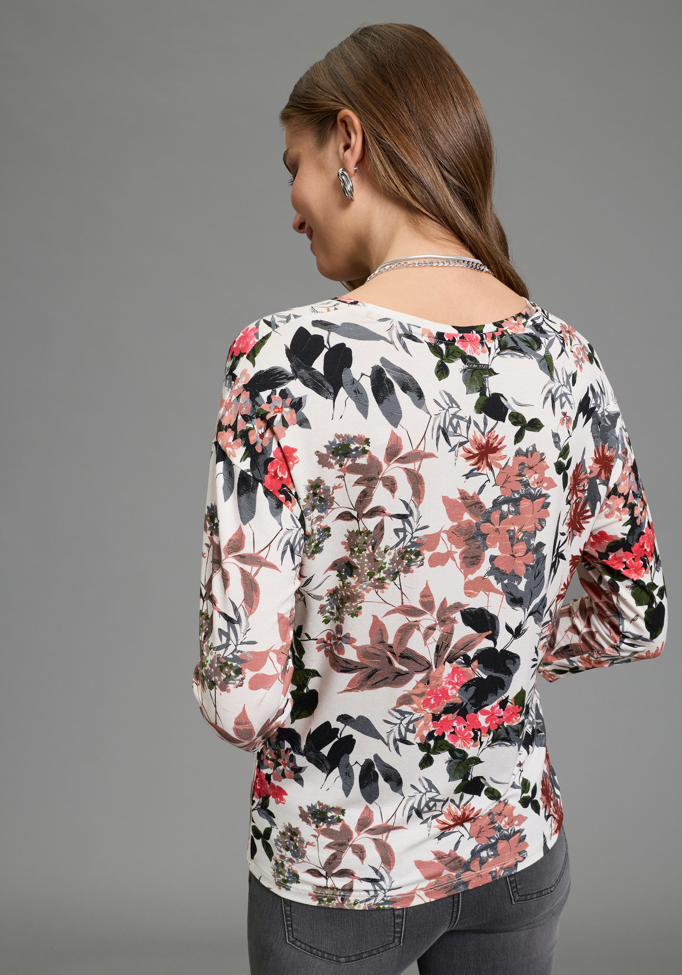 Laura Scott 3/4-Arm-Shirt lässige Passform  und elegante Printvarianten