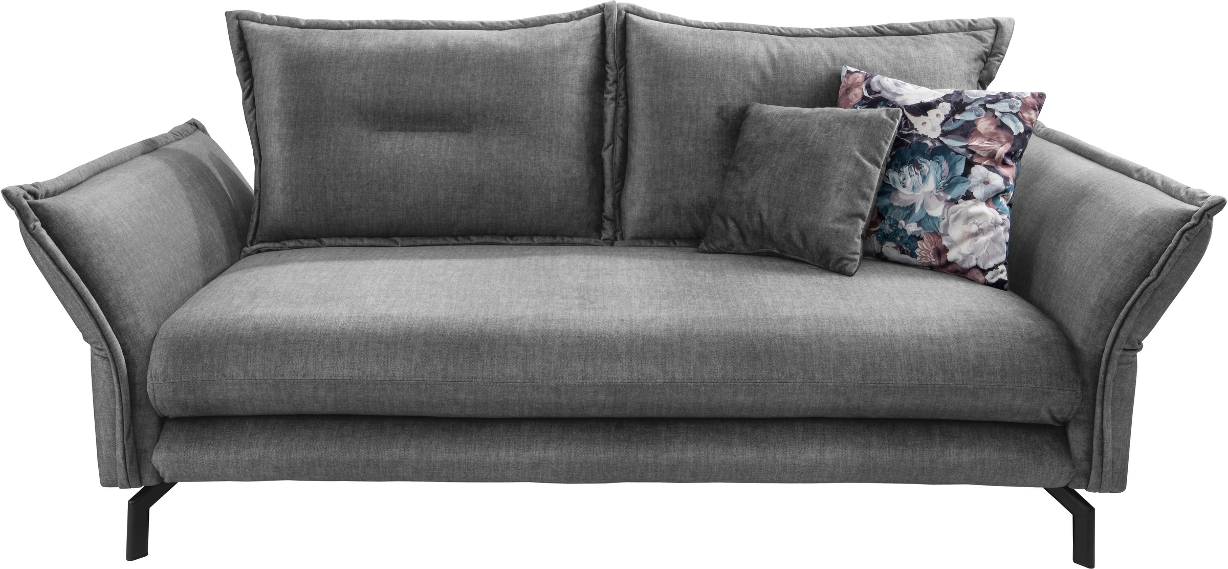 Home affaire 3-Sitzer »LAVA Breite 198 cm, modern und elegant, aktuelle Kissenoptik, bequem« Armlehnen verstellbar