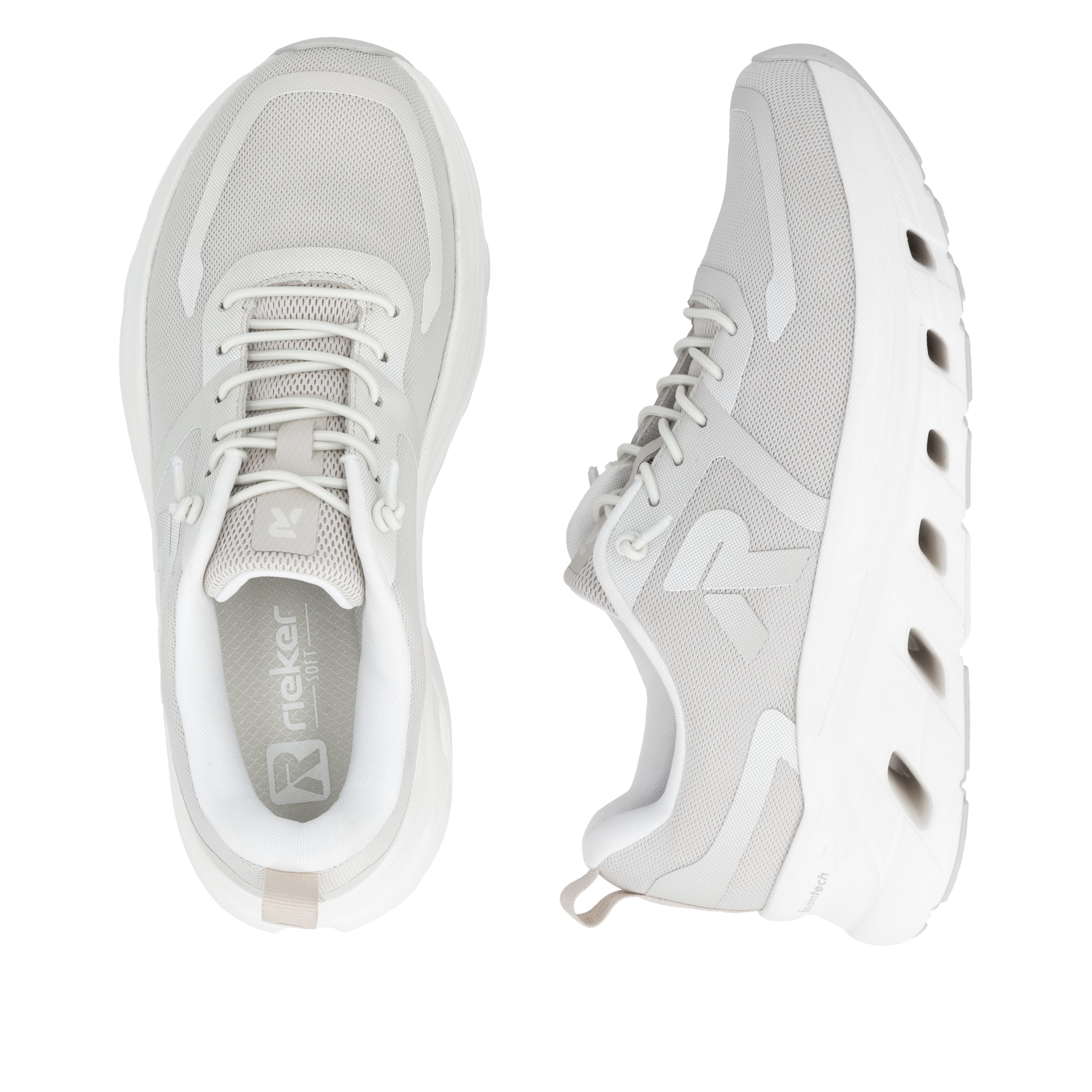 RIEKER Sport Slip-On Sneaker  Schlupfschuh, Freizeitsneaker, Halbschuh mit softem Schaftrand