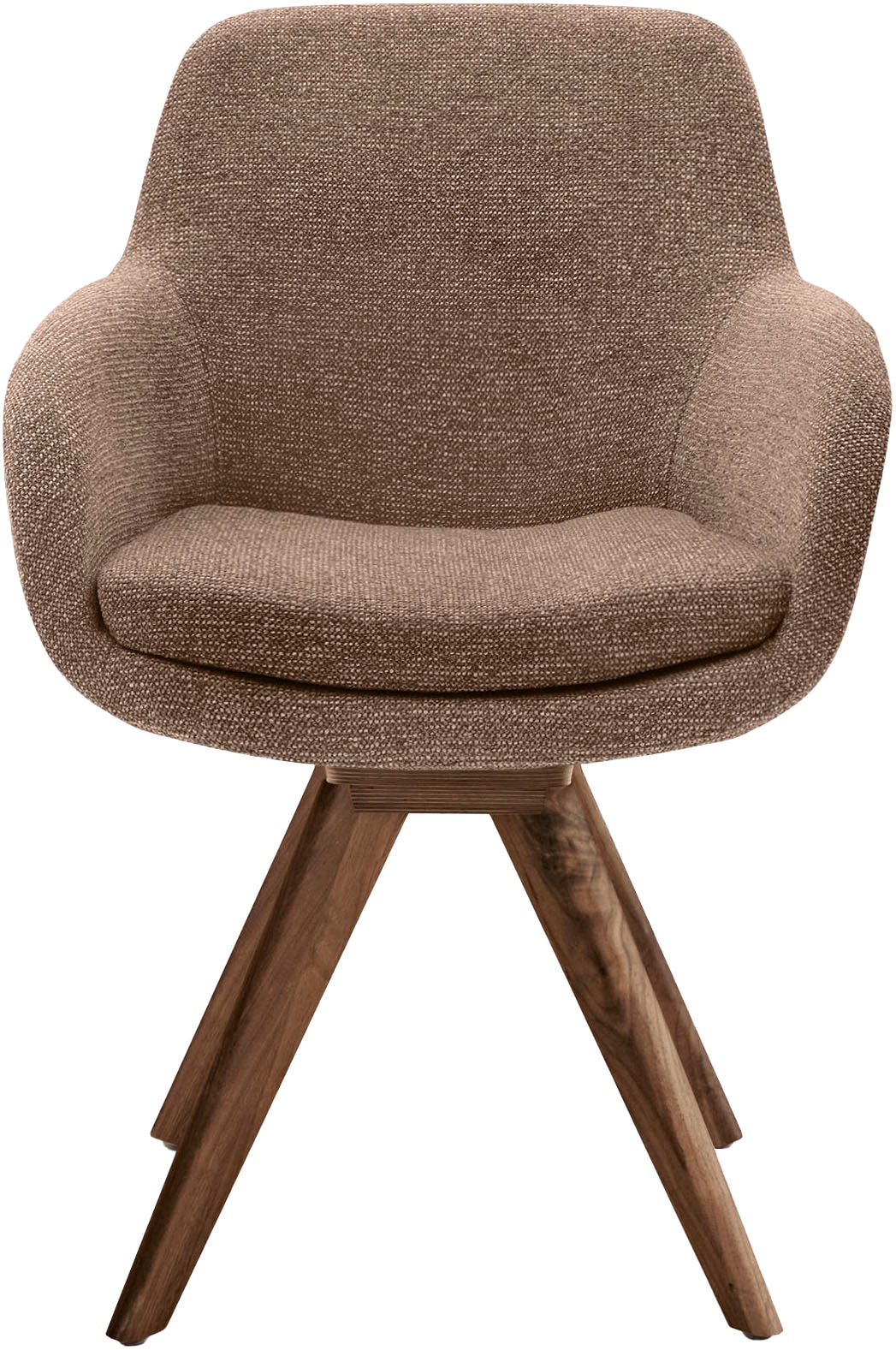 Musterring Esszimmerstuhl »Tavia« (Set) 2 Stk.Stativgestell Wildnussbaum in braun, Größe B/H/T: 62 cm x 86 cm x 66 cm