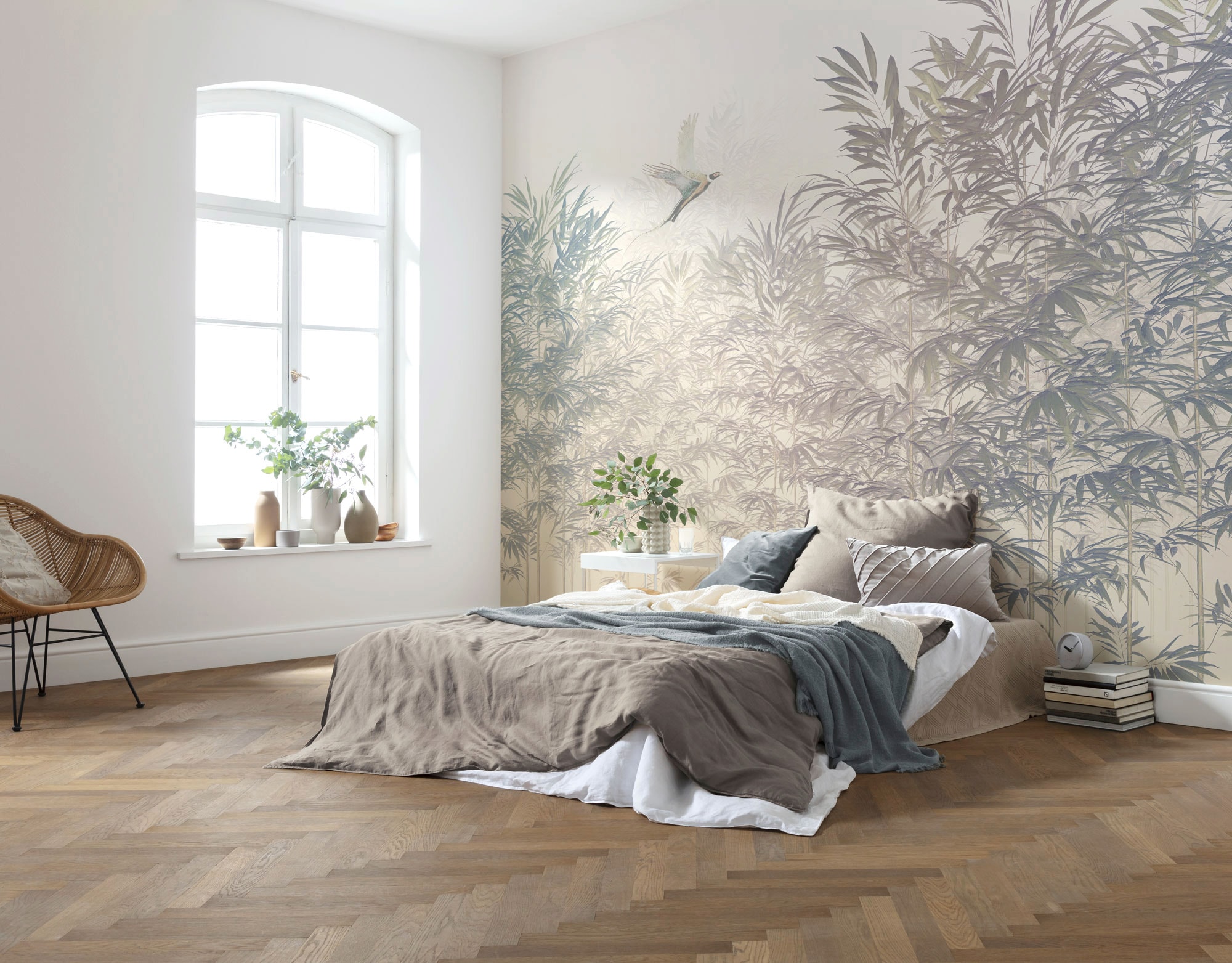 Komar Vliestapete »Bamboo Paradise«, 300x250 cm (Breite x Höhe)