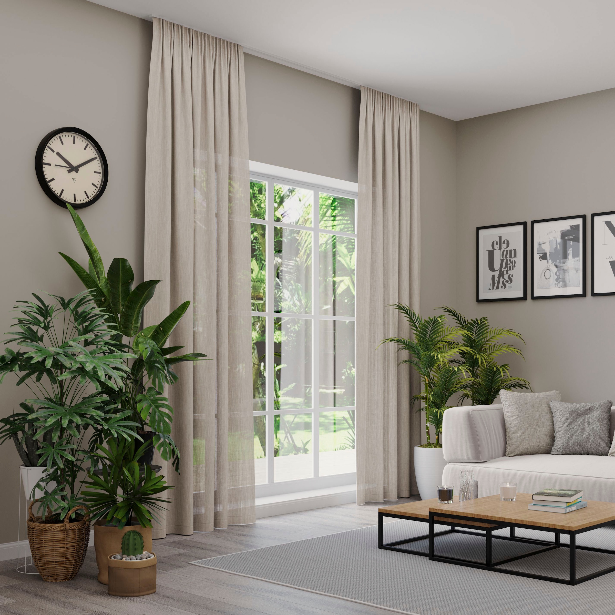 Neutex for you! Vorhang »Libre-ECO« Multifunktionsband 1 Stk. tlg. nach Maß