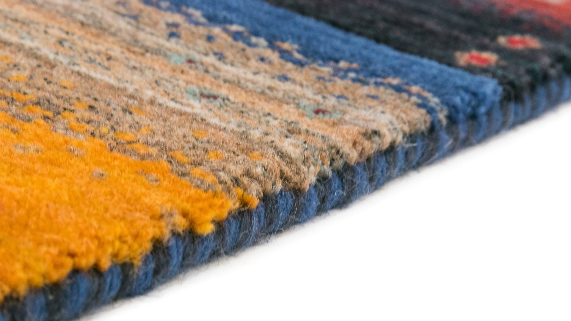 carpetfine Wollteppich »Gabbeh Don«, rechteckig, 15 mm Höhe, reine Wolle, sehr weicher Flor, Wohnzimmer