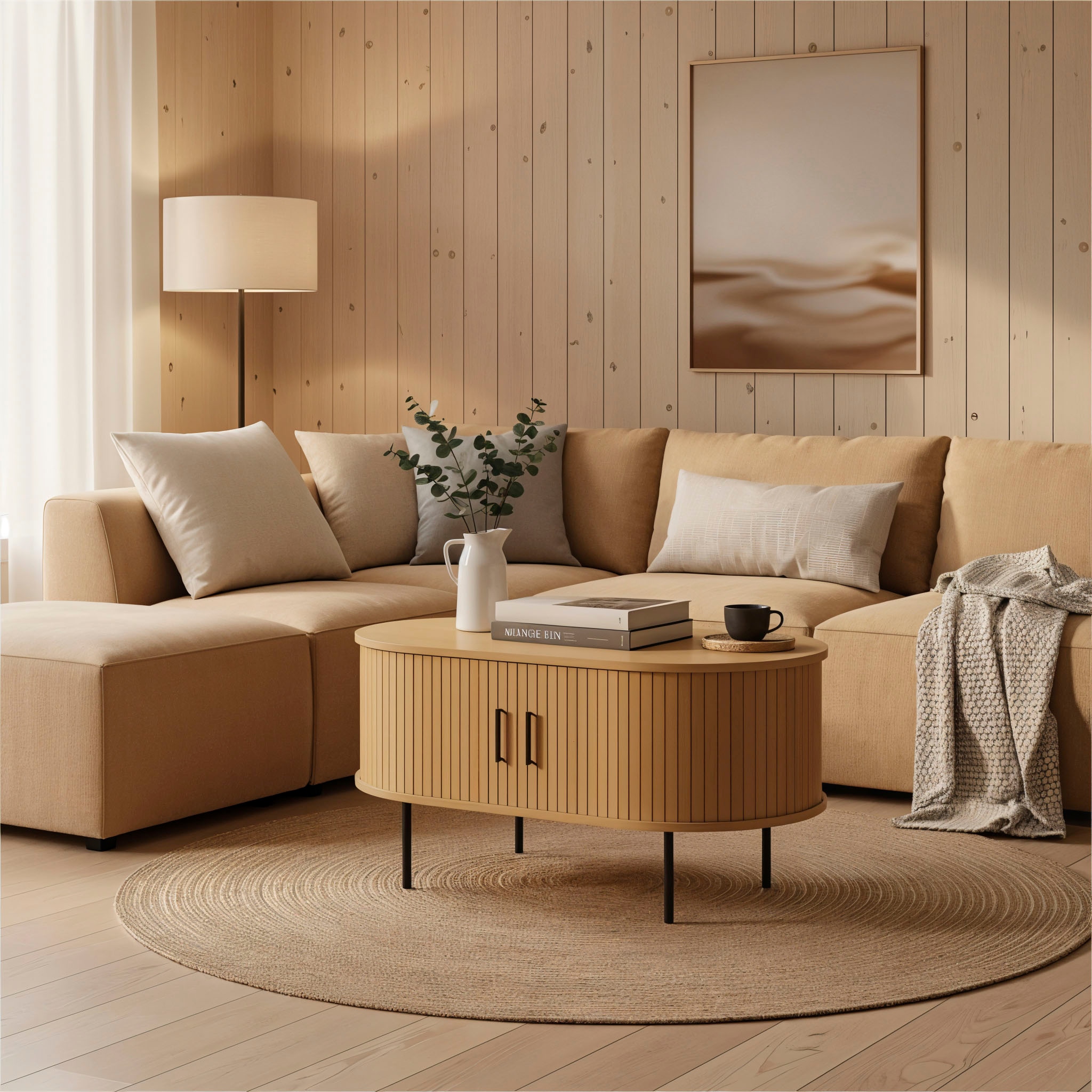 Home affaire Couchtisch 2 Schiebetüren