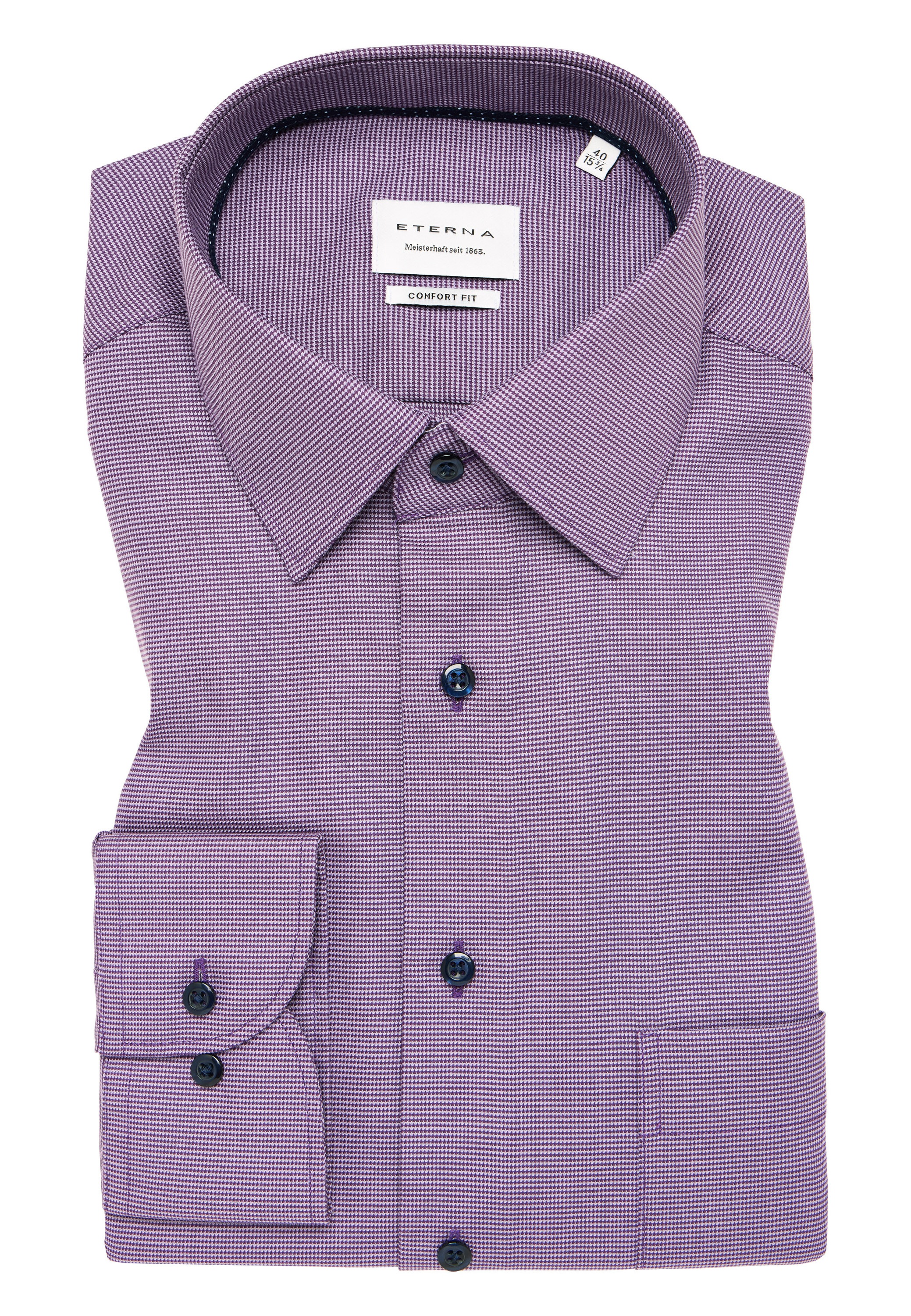 Eterna Langarmhemd »COMFORT FIT«, NON IRON (bügelfrei)