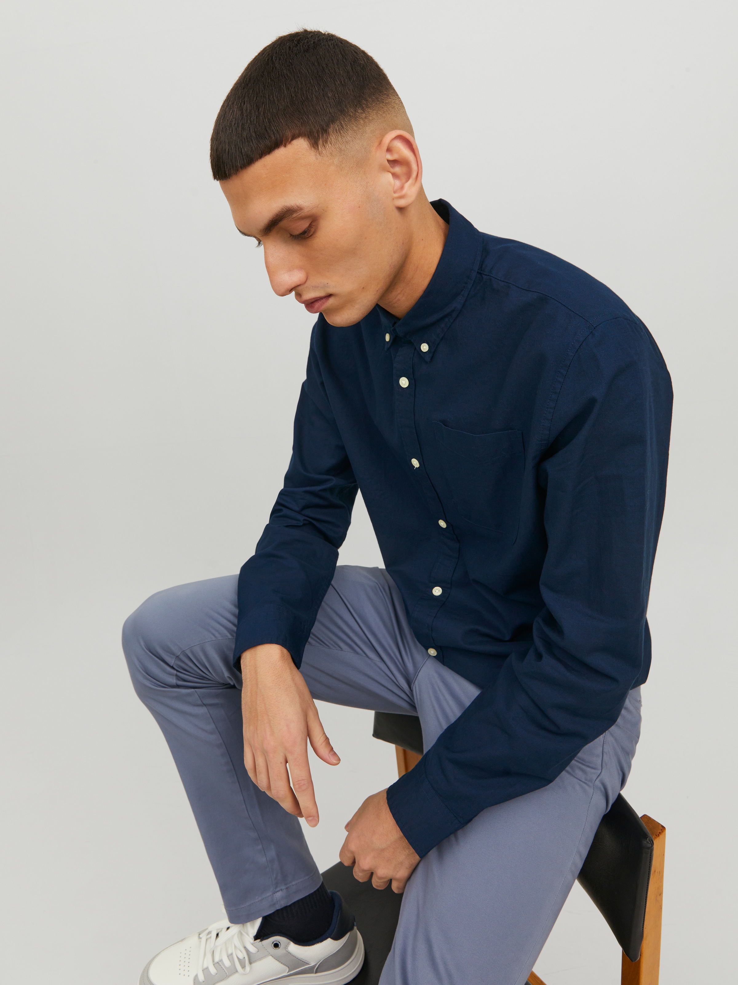 Jack & Jones Langarmhemd »OXFORD SHIRT«