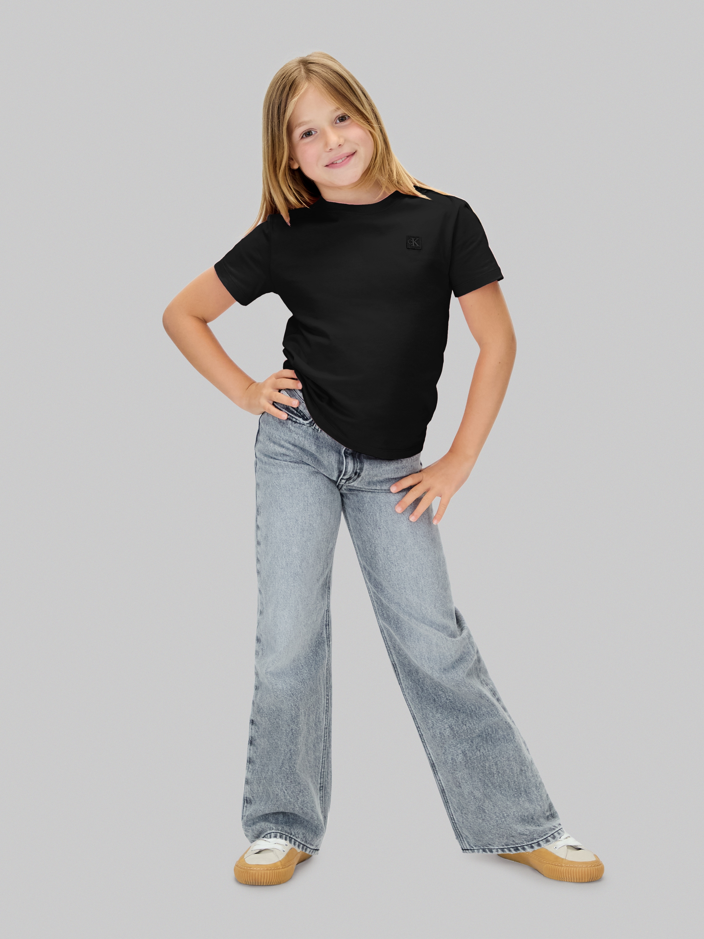 Calvin Klein Jeans T-Shirt »MONOGRAM MINI BADGE T-SHIRT«, für Kinder bis 16 Jahre