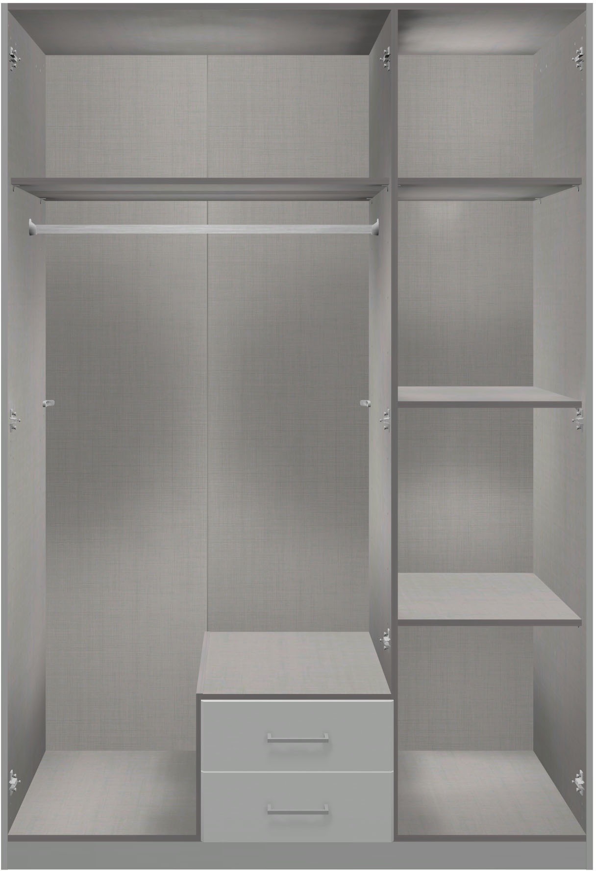 Wimex Kleiderschrank »Marburg erhältlich in den Breiten 135cm & 180cm« inkl. Spiegel und zwei Schubladen
